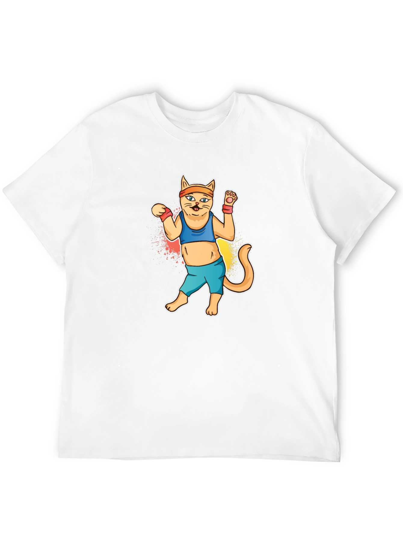 Dancing Workout Cat T-Shirt