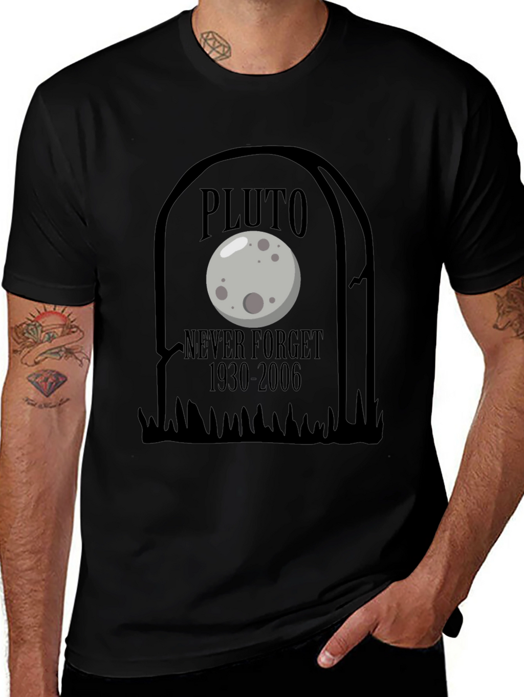 Pluto Never Forget 1930-2006 T-Shirt