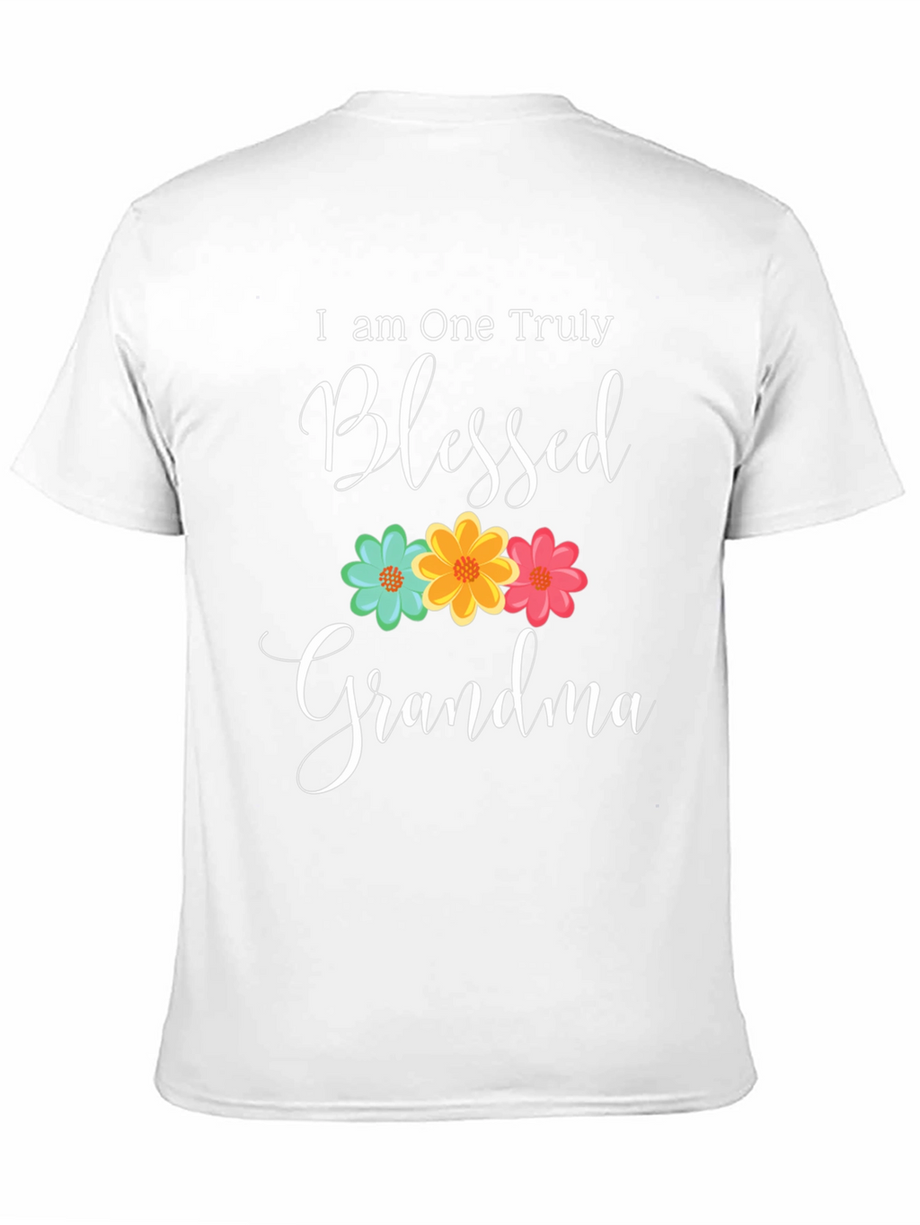 Blessed Grandma T-Shirt - Floral Design