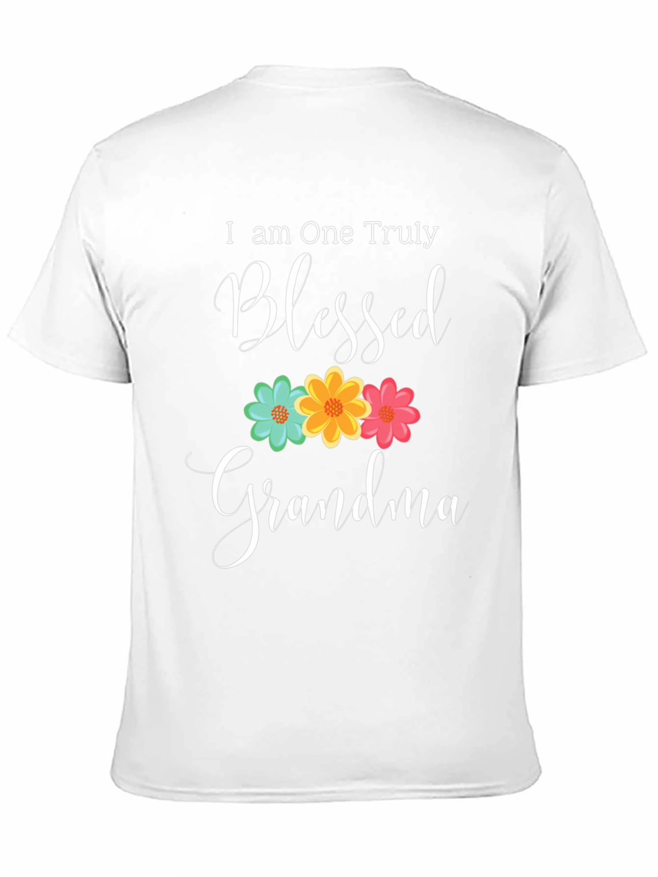Blessed Grandma T-Shirt - Floral Design