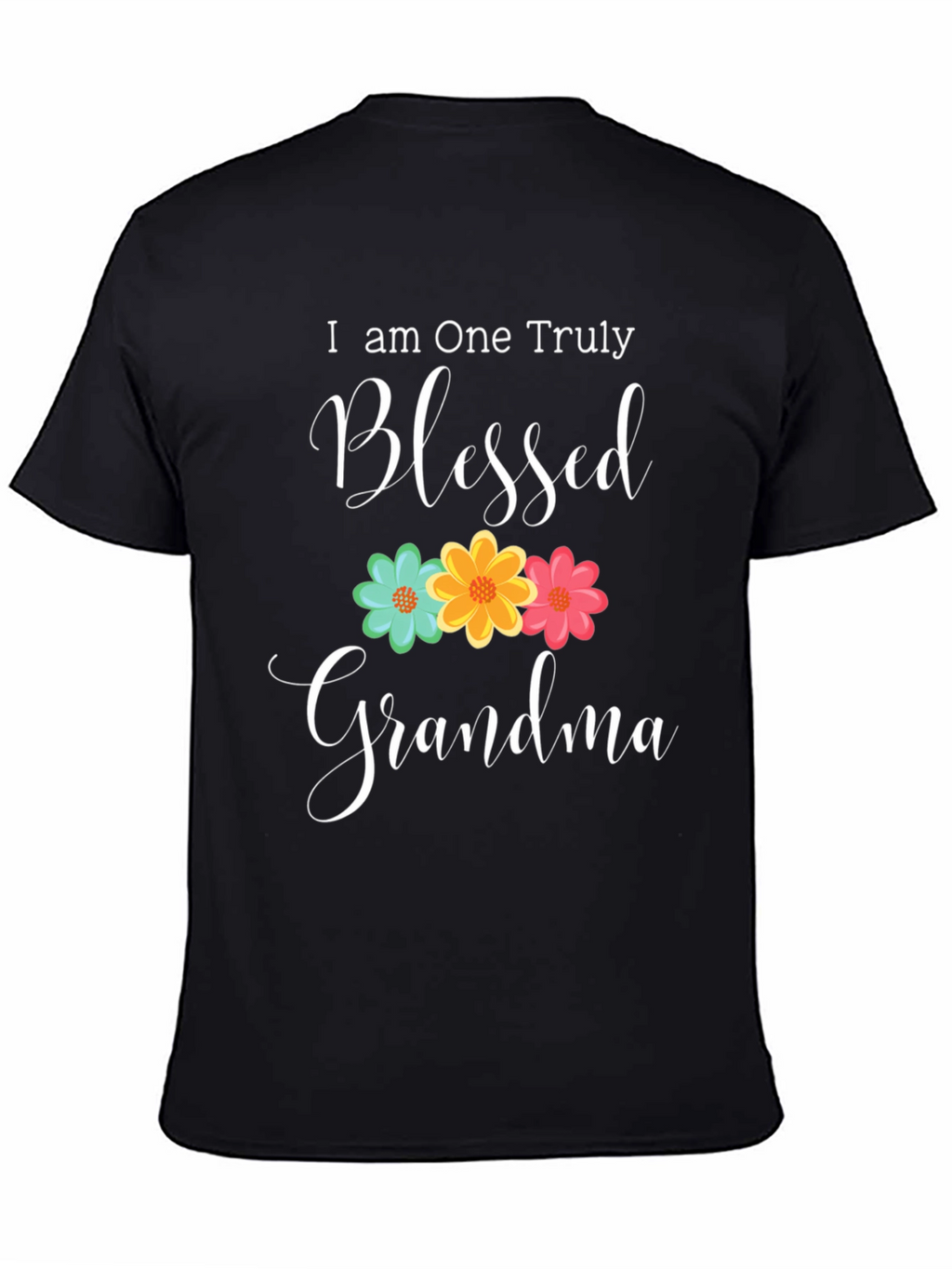 Blessed Grandma T-Shirt - Floral Design