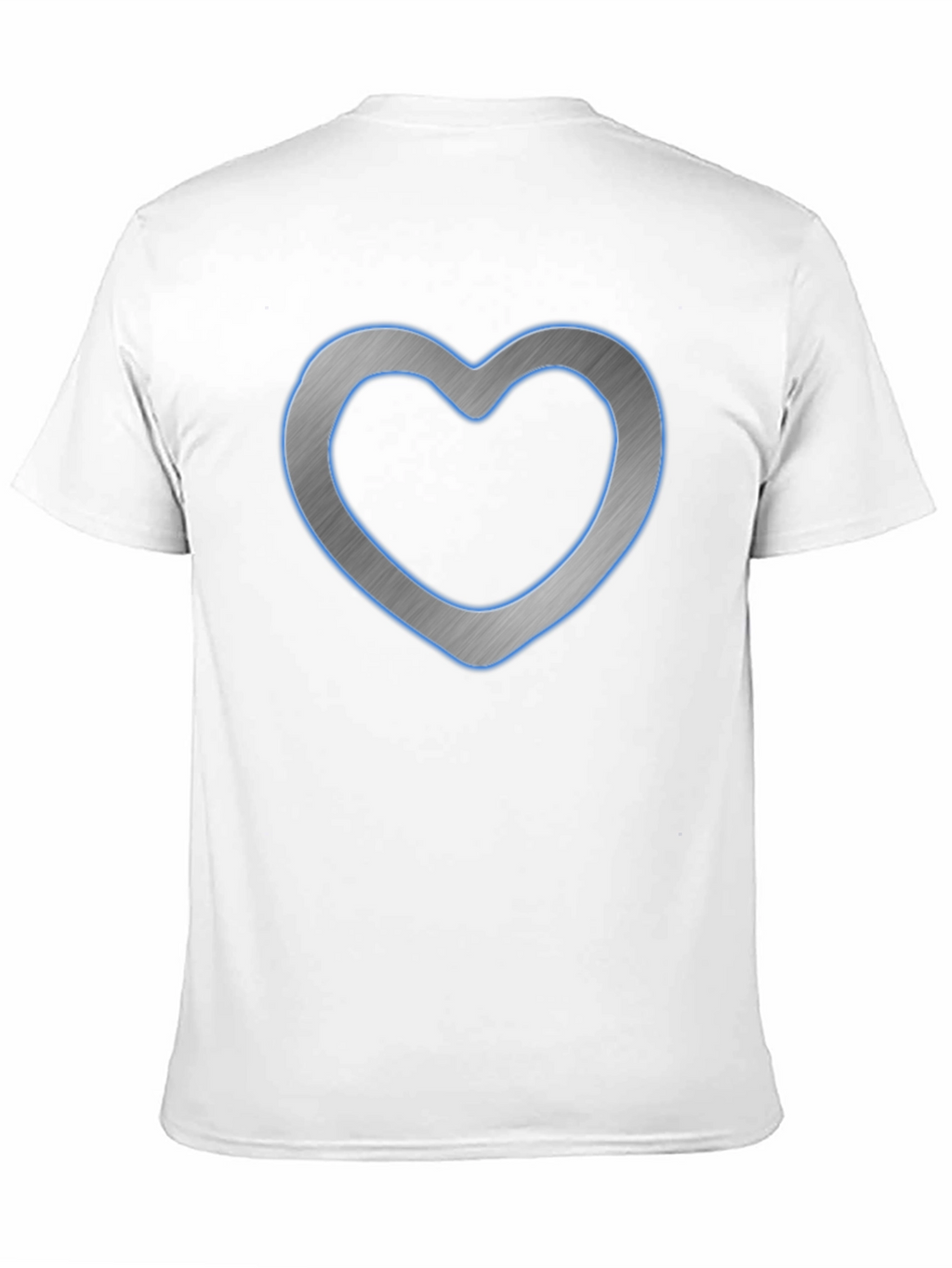 Modern Heart Graphic Tee - Casual Black Shirt
