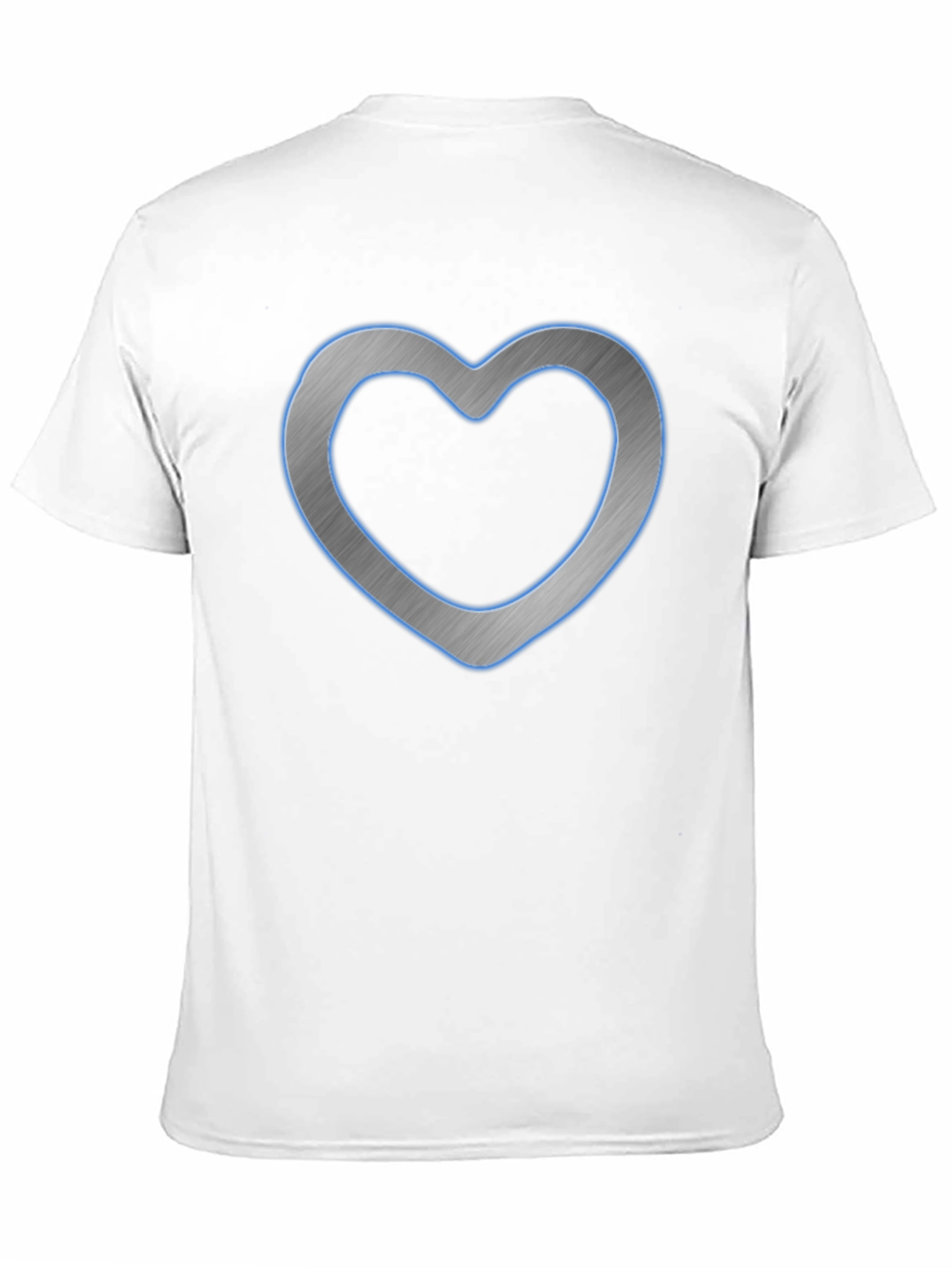 Modern Heart Graphic Tee - Casual Black Shirt