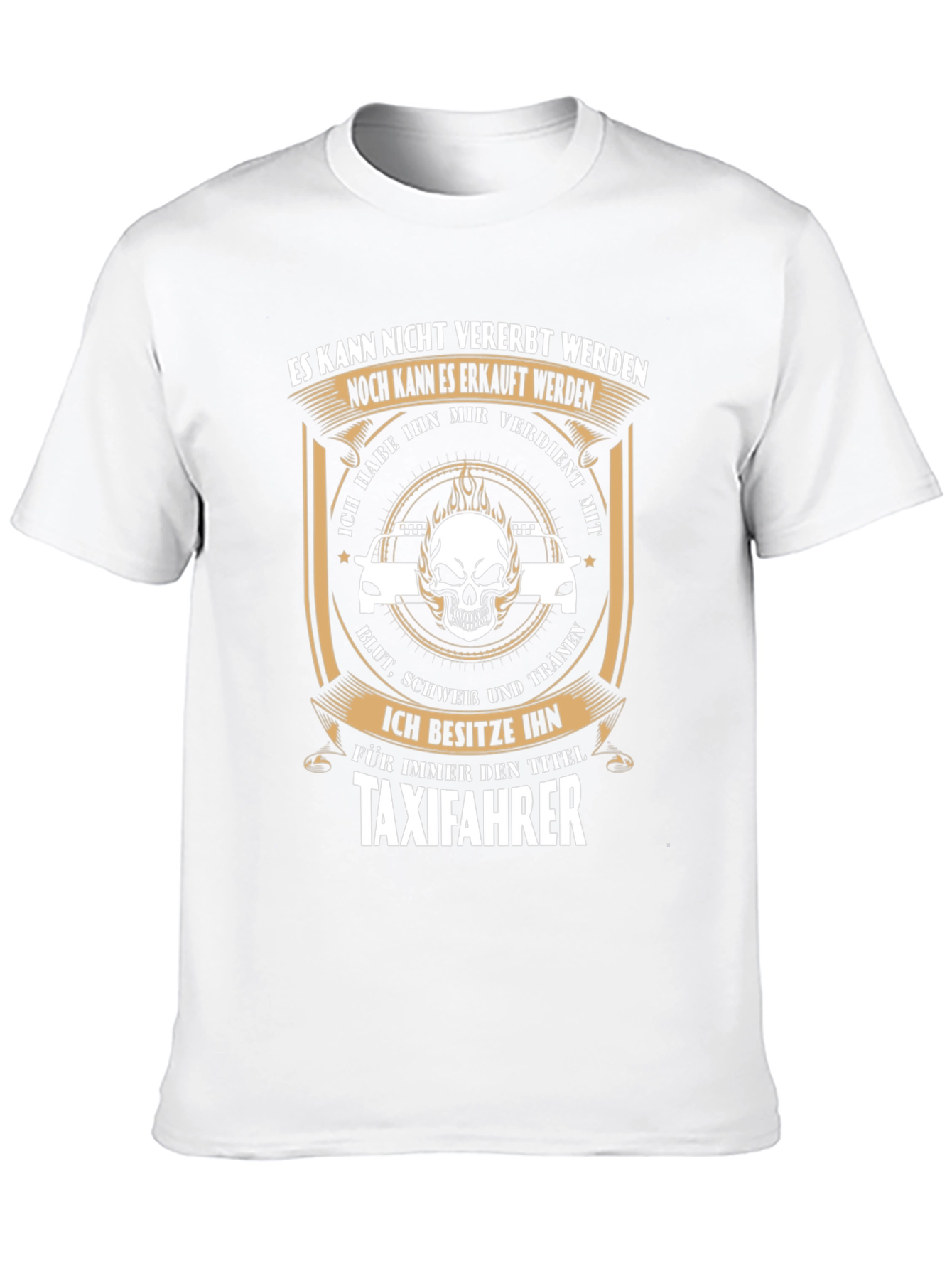 Taxi Driver T-Shirt - Earned Not Given