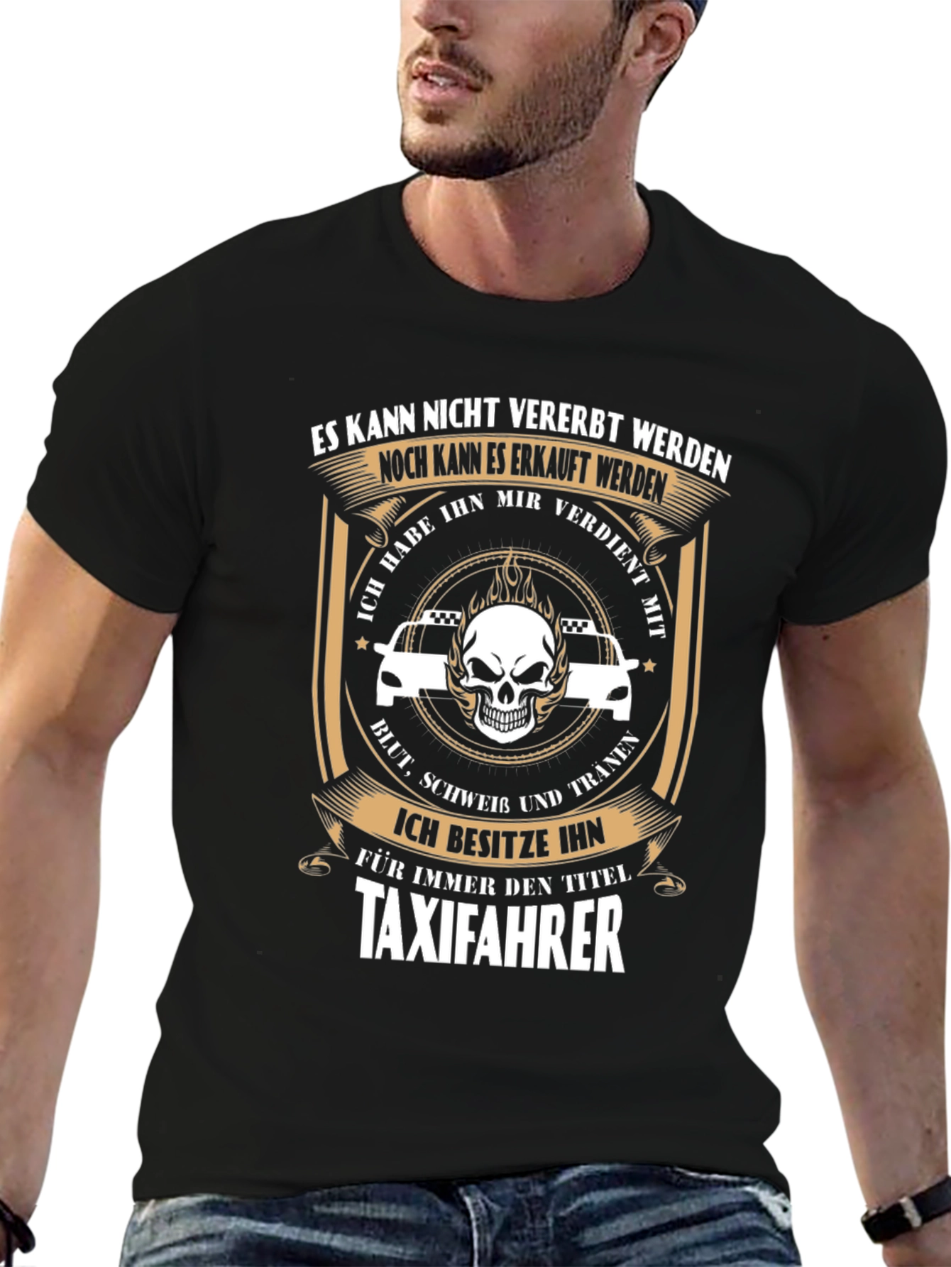 Taxi Driver T-Shirt - Earned Not Given