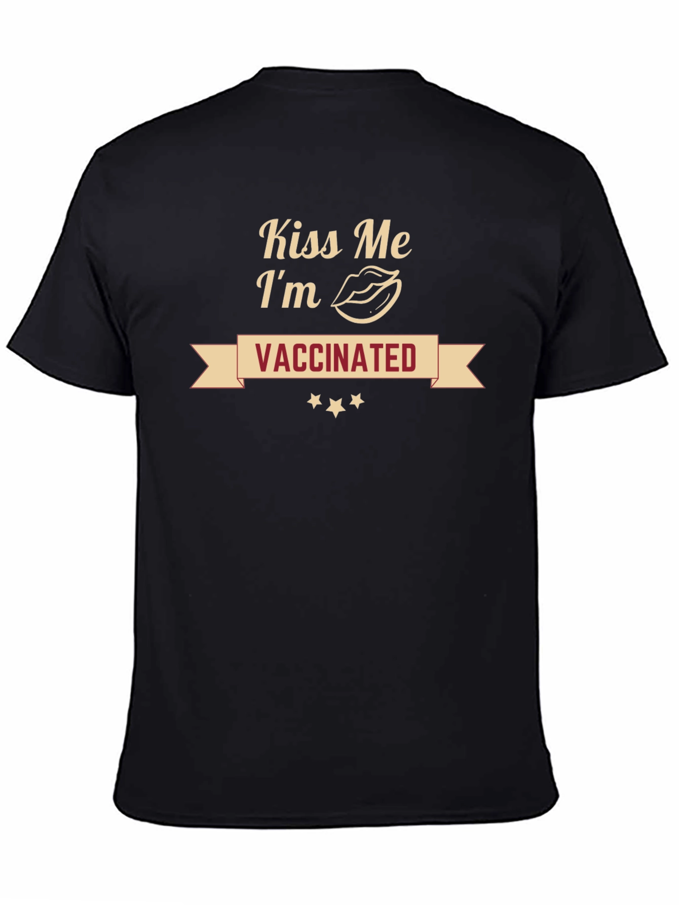 Kiss Me Im Vaccinated T-Shirt Funny Vaccine Humor Tee