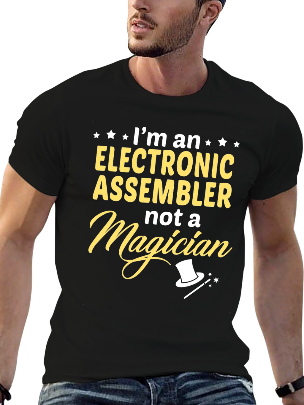 Electronic Assembler T-Shirt - Not a Magician Funny Tee