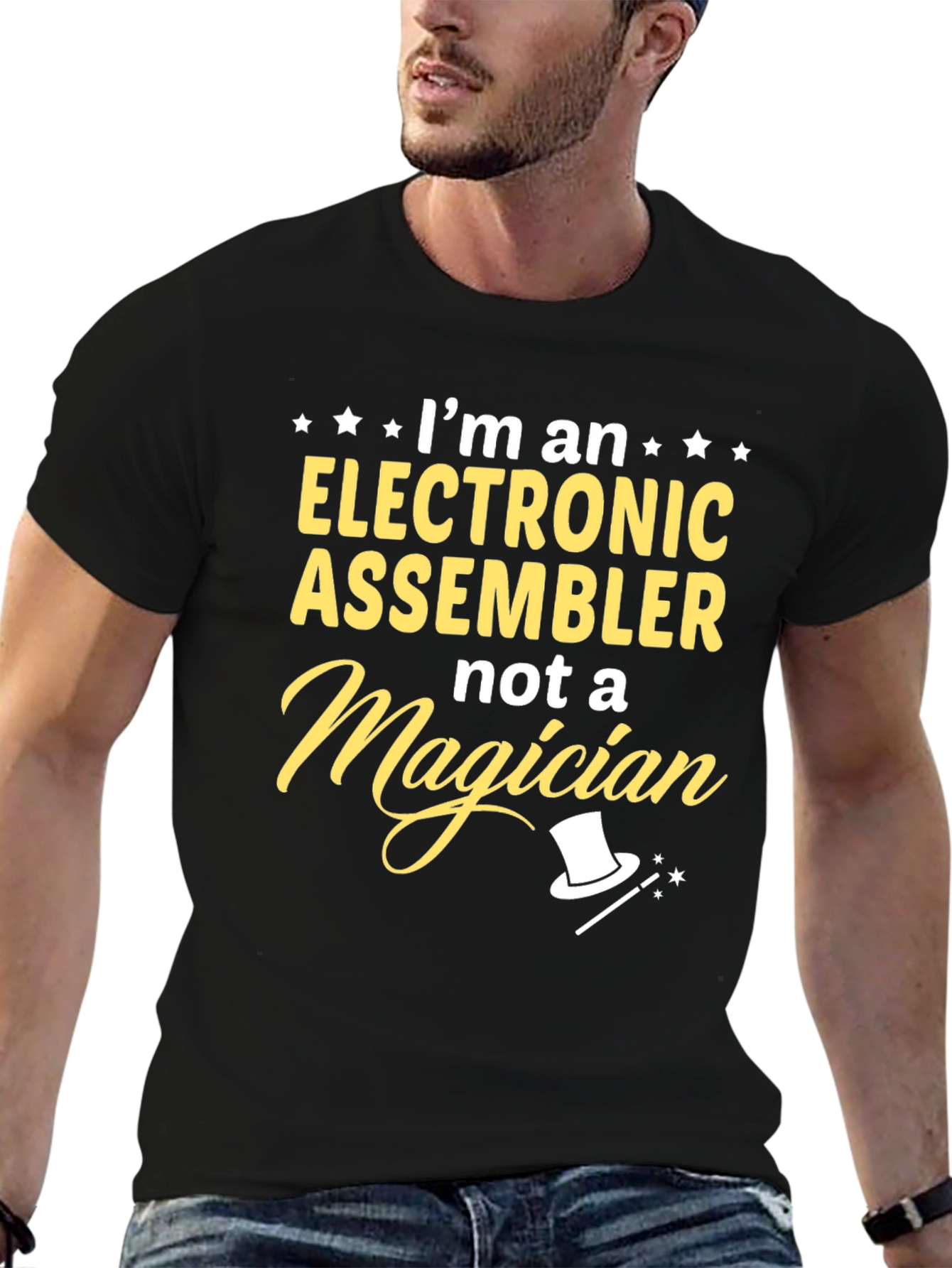 Electronic Assembler T-Shirt - Not a Magician Funny Tee