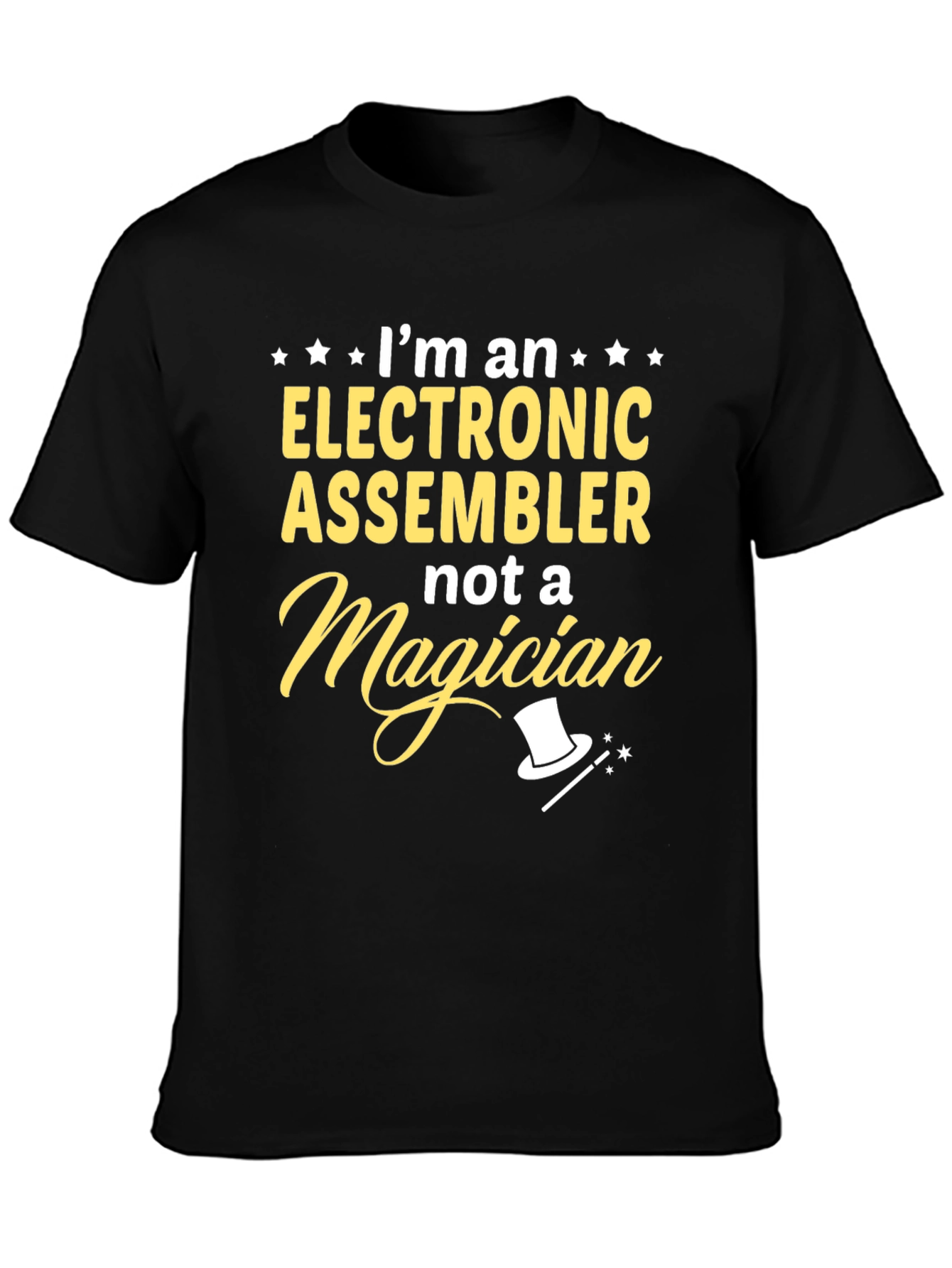 Electronic Assembler T-Shirt - Not a Magician Funny Tee