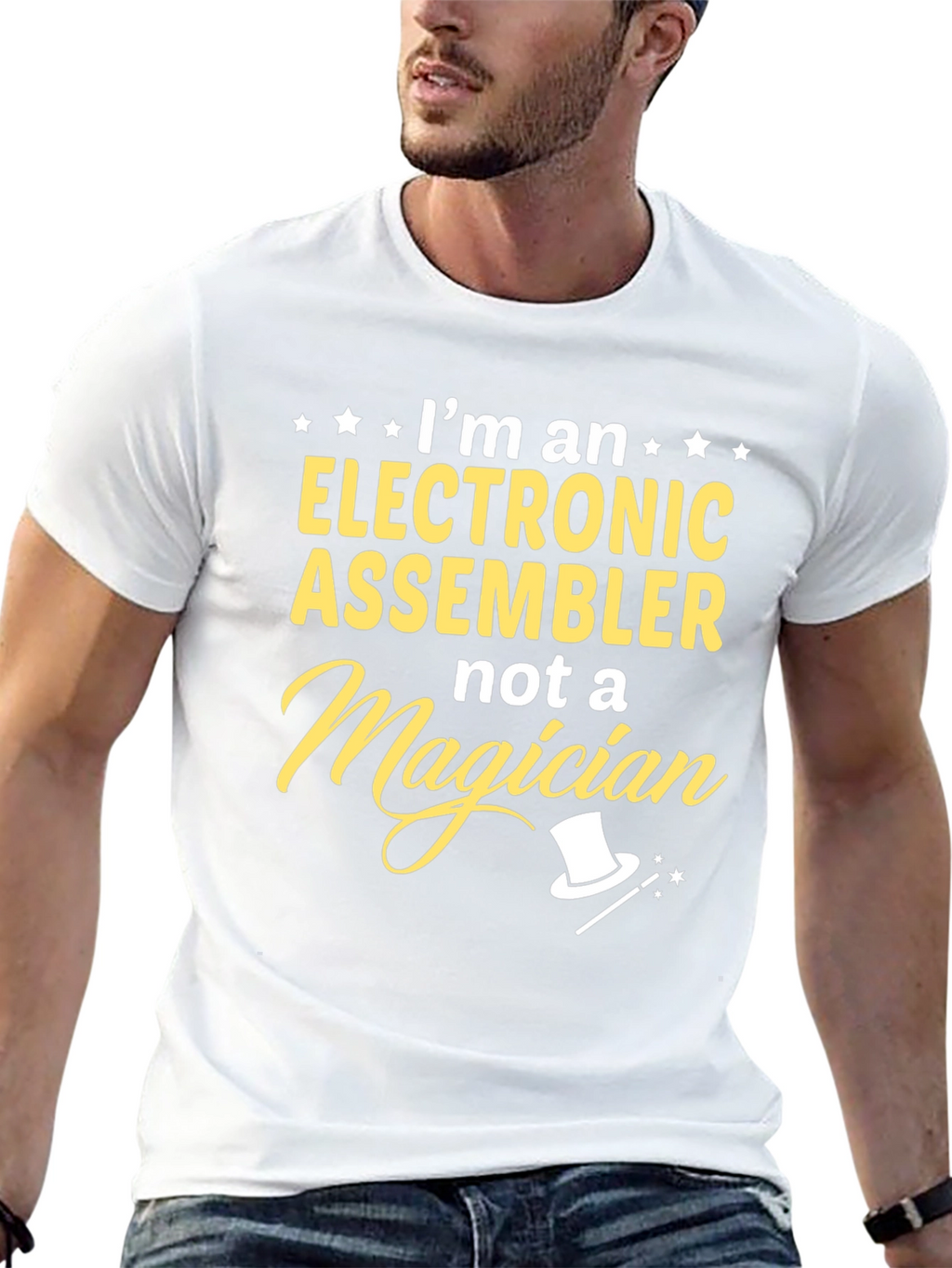 Electronic Assembler T-Shirt - Not a Magician Funny Tee