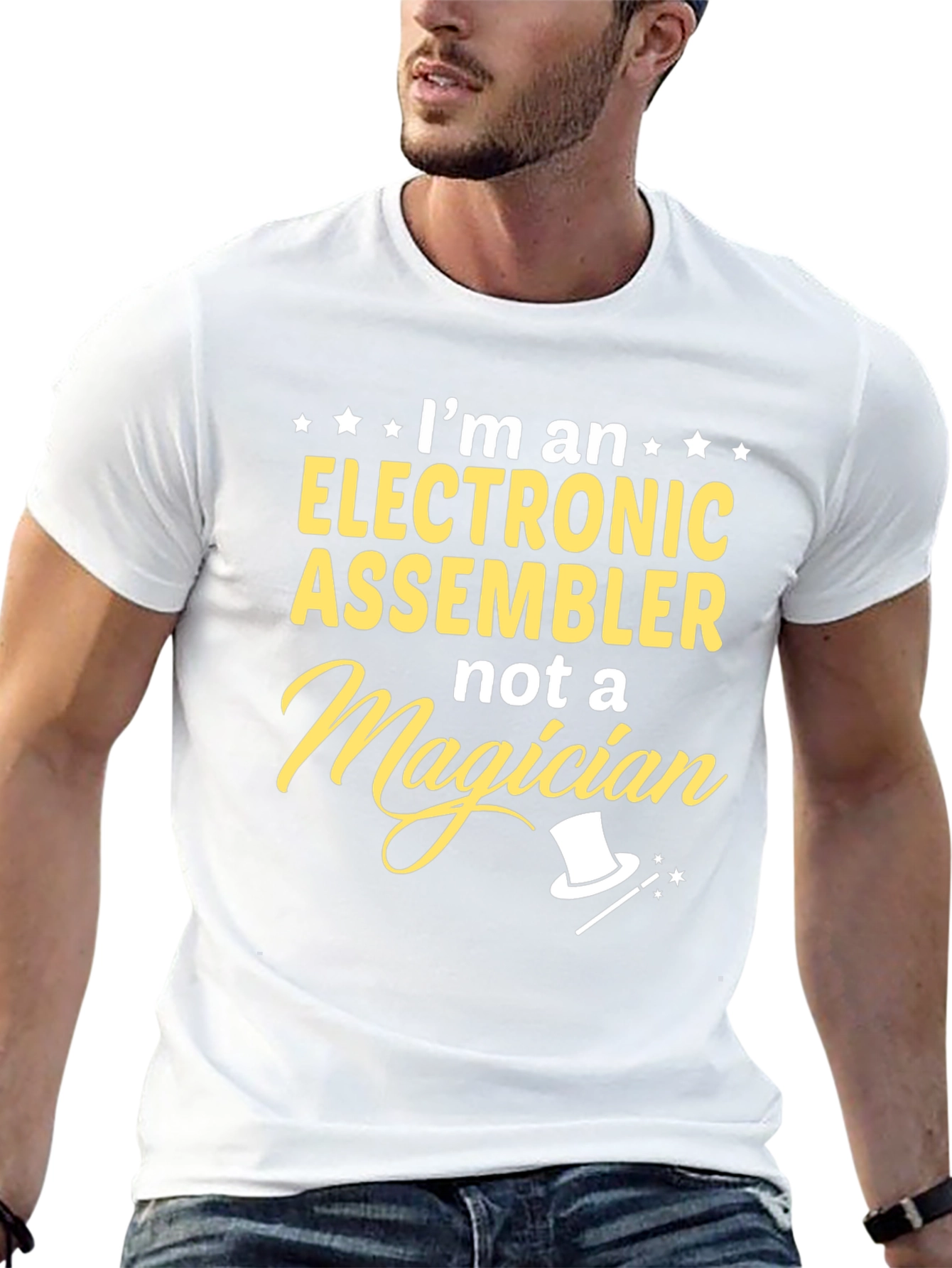 Electronic Assembler T-Shirt - Not a Magician Funny Tee