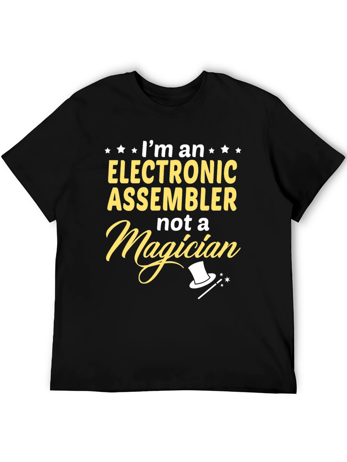 Electronic Assembler T-Shirt - Not a Magician Funny Tee