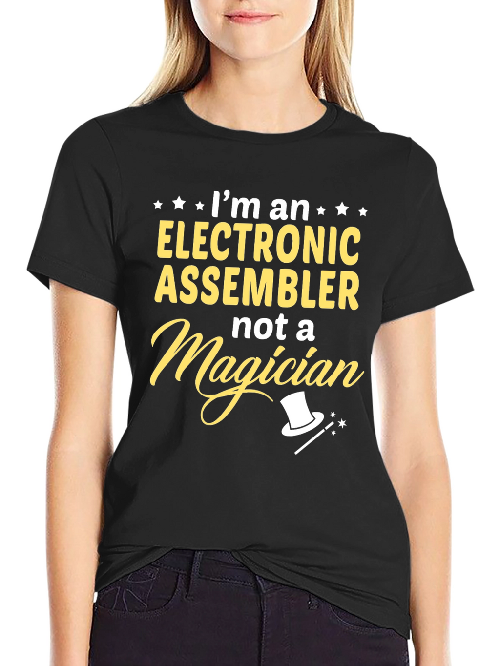 Electronic Assembler T-Shirt - Not a Magician Funny Tee