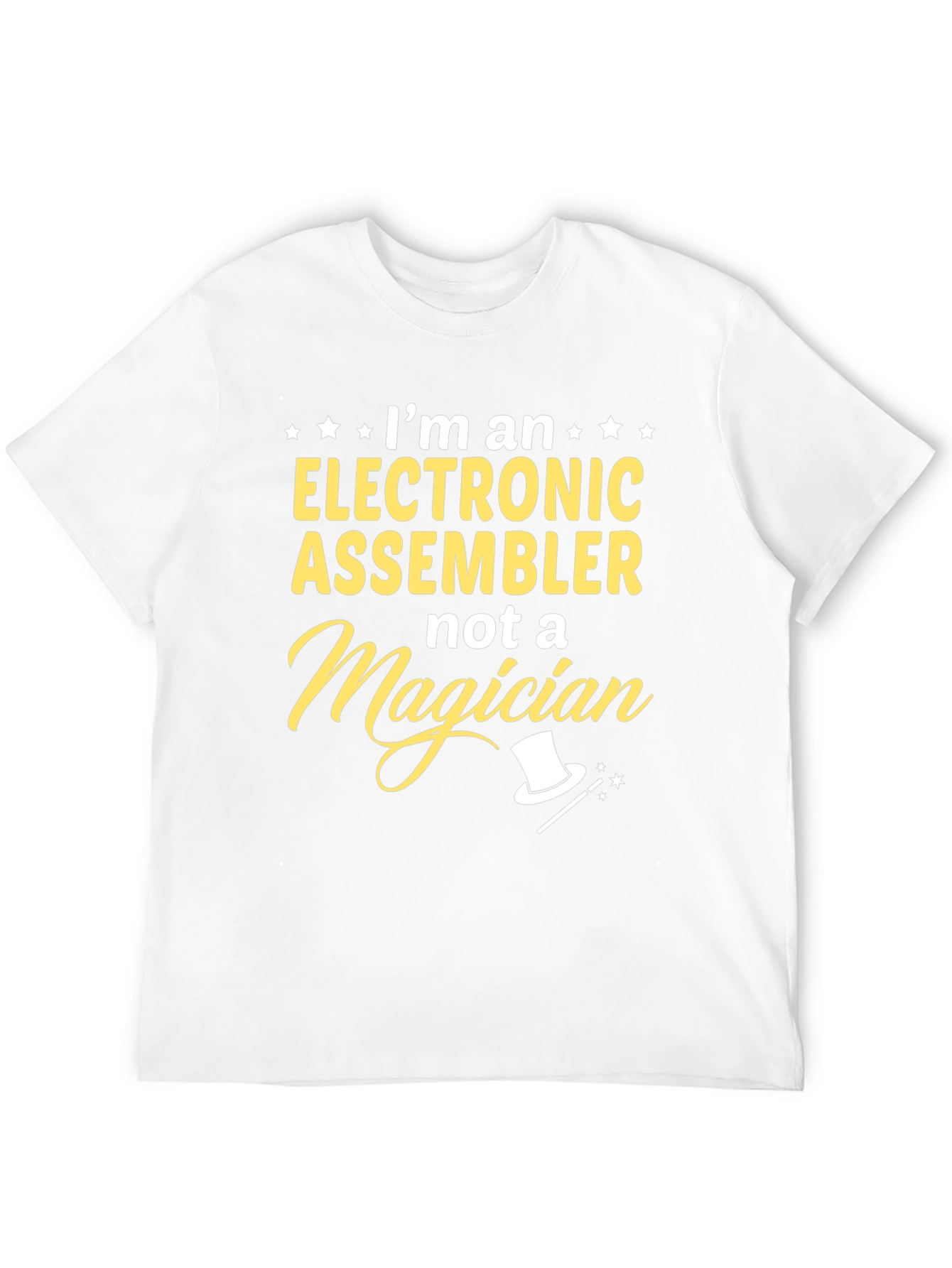 Electronic Assembler T-Shirt - Not a Magician Funny Tee