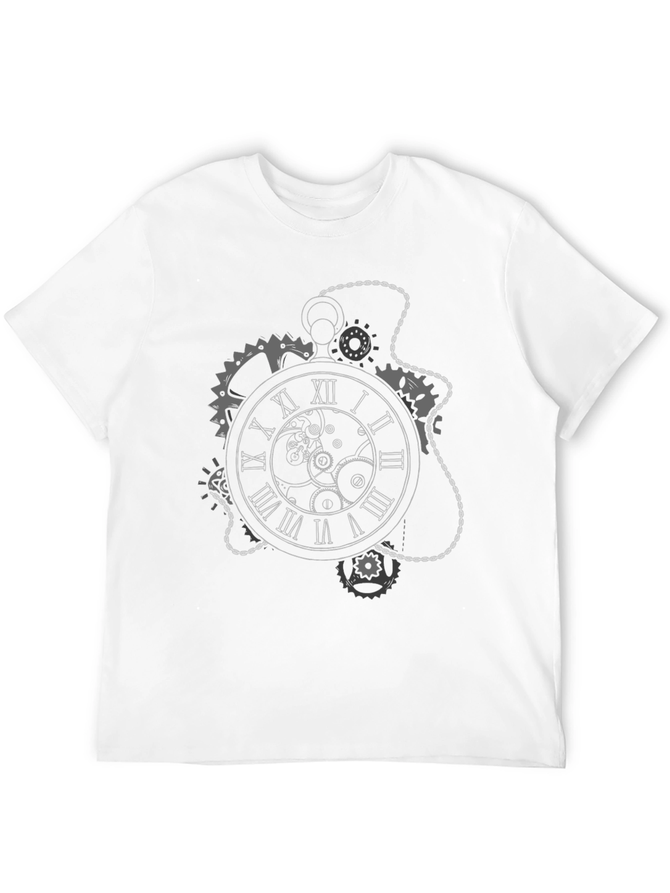 Steampunk Timepiece Graphic T-Shirt