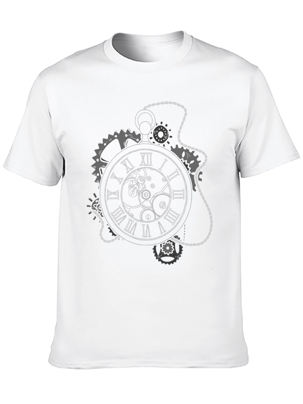 Steampunk Timepiece Graphic T-Shirt