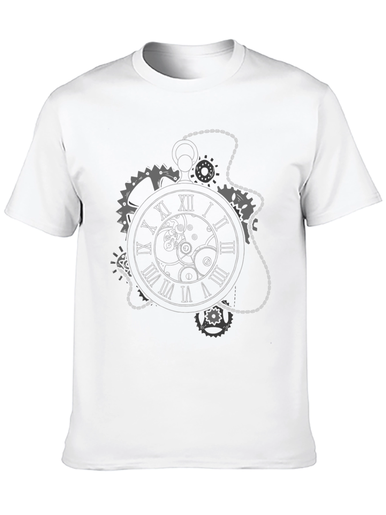 Steampunk Timepiece Graphic T-Shirt