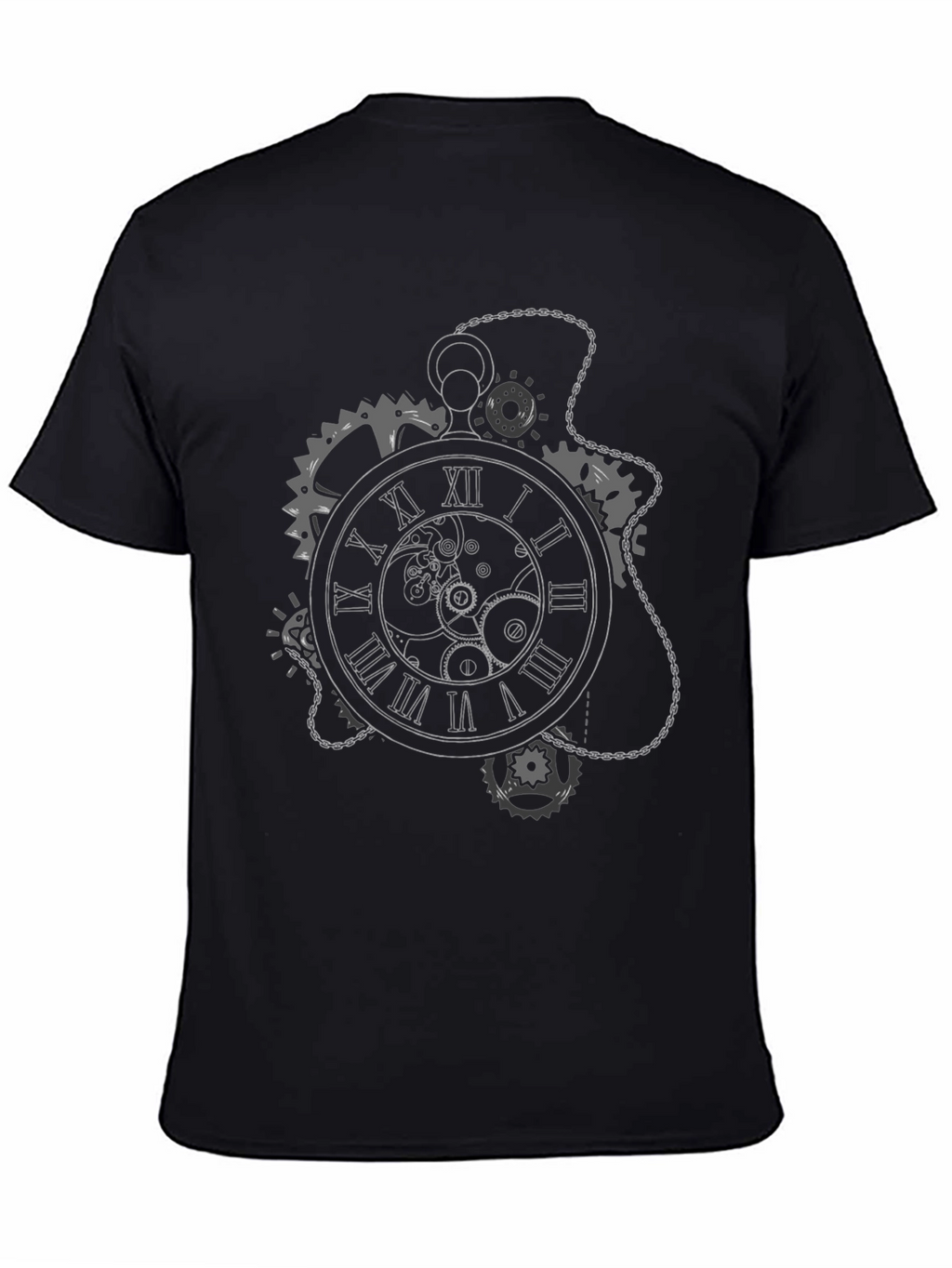 Steampunk Timepiece Graphic T-Shirt