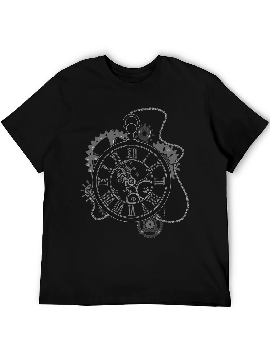 Steampunk Timepiece Graphic T-Shirt