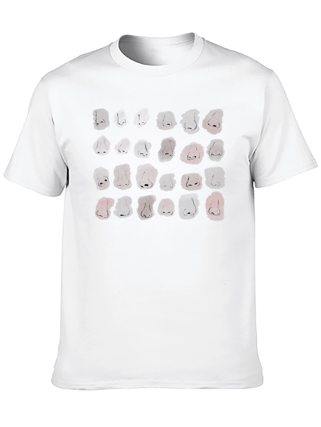 Nose Print Graphic Black T-Shirt