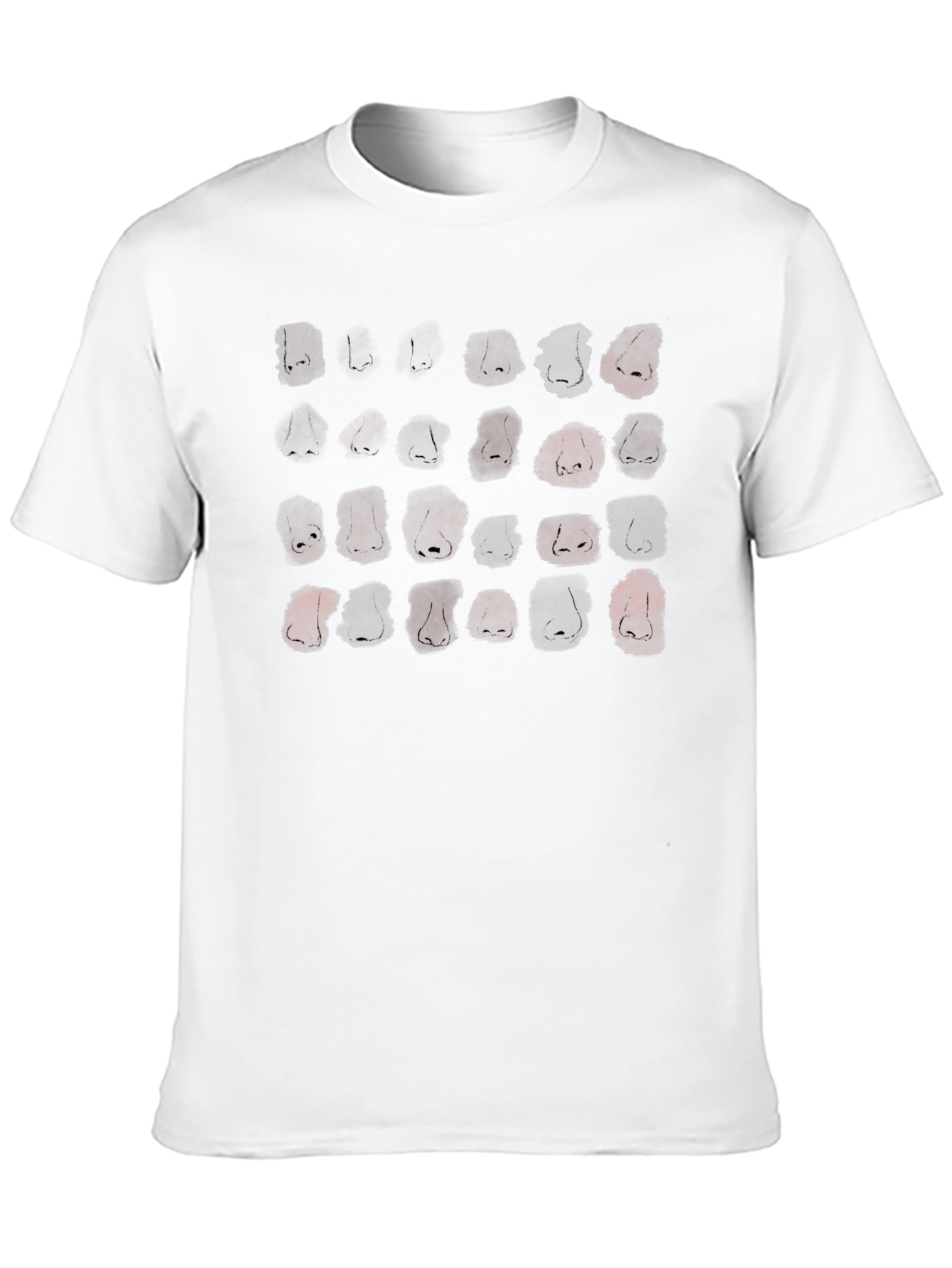 Nose Print Graphic Black T-Shirt