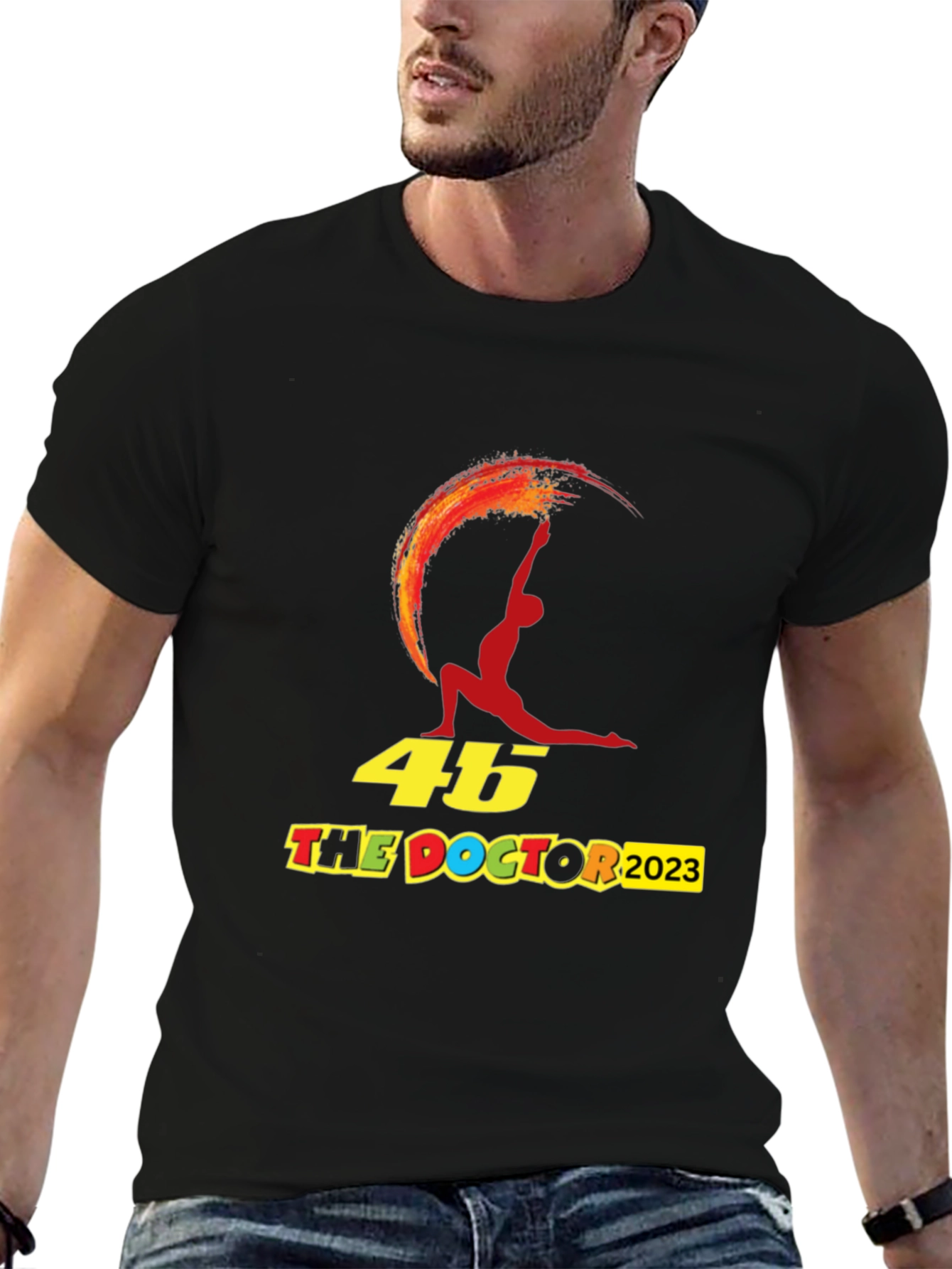 46 The Doctor 2023 Black Graphic Tee