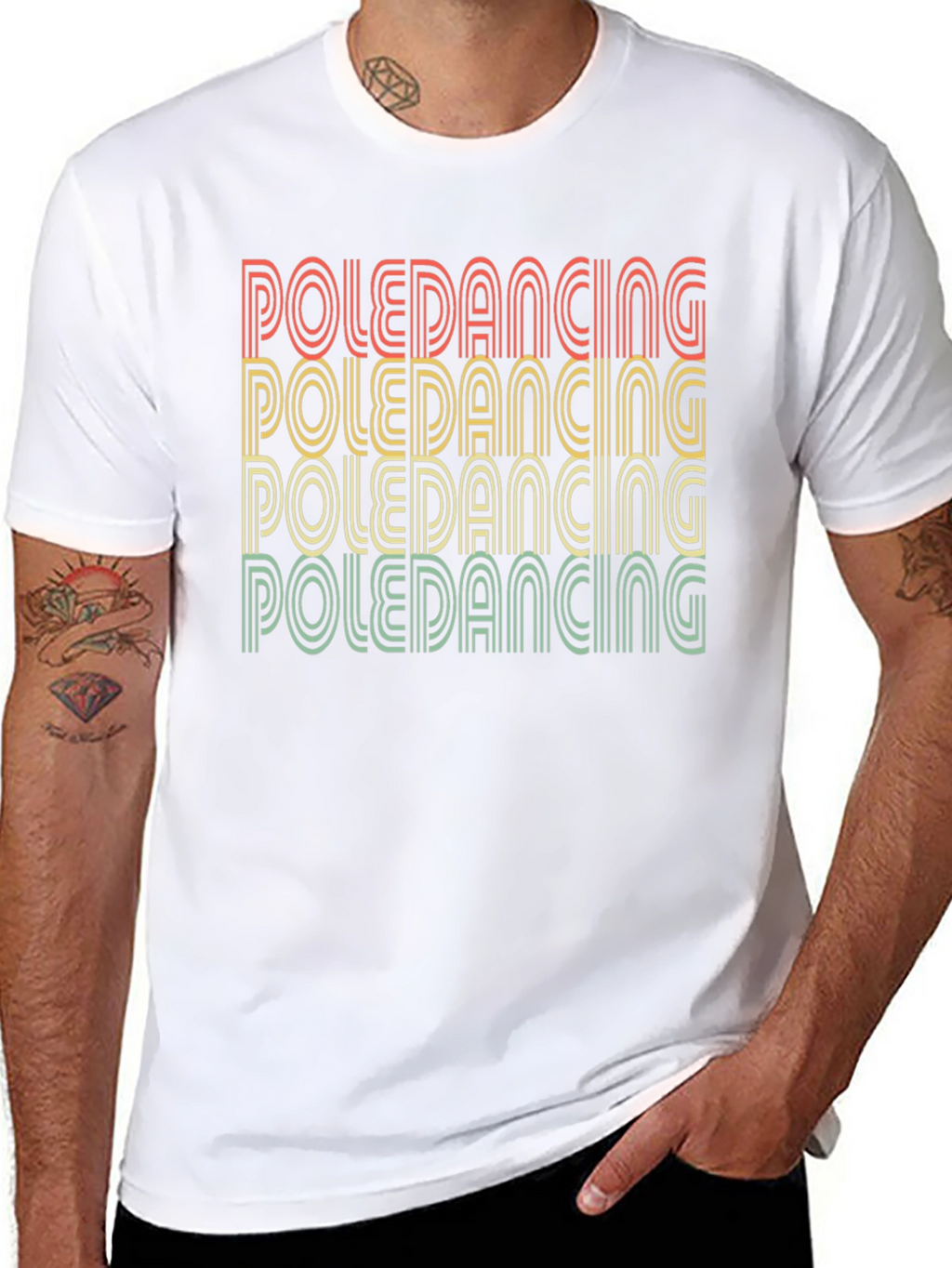 Retro Poledancing T-Shirt - Comfortable Everyday Wear