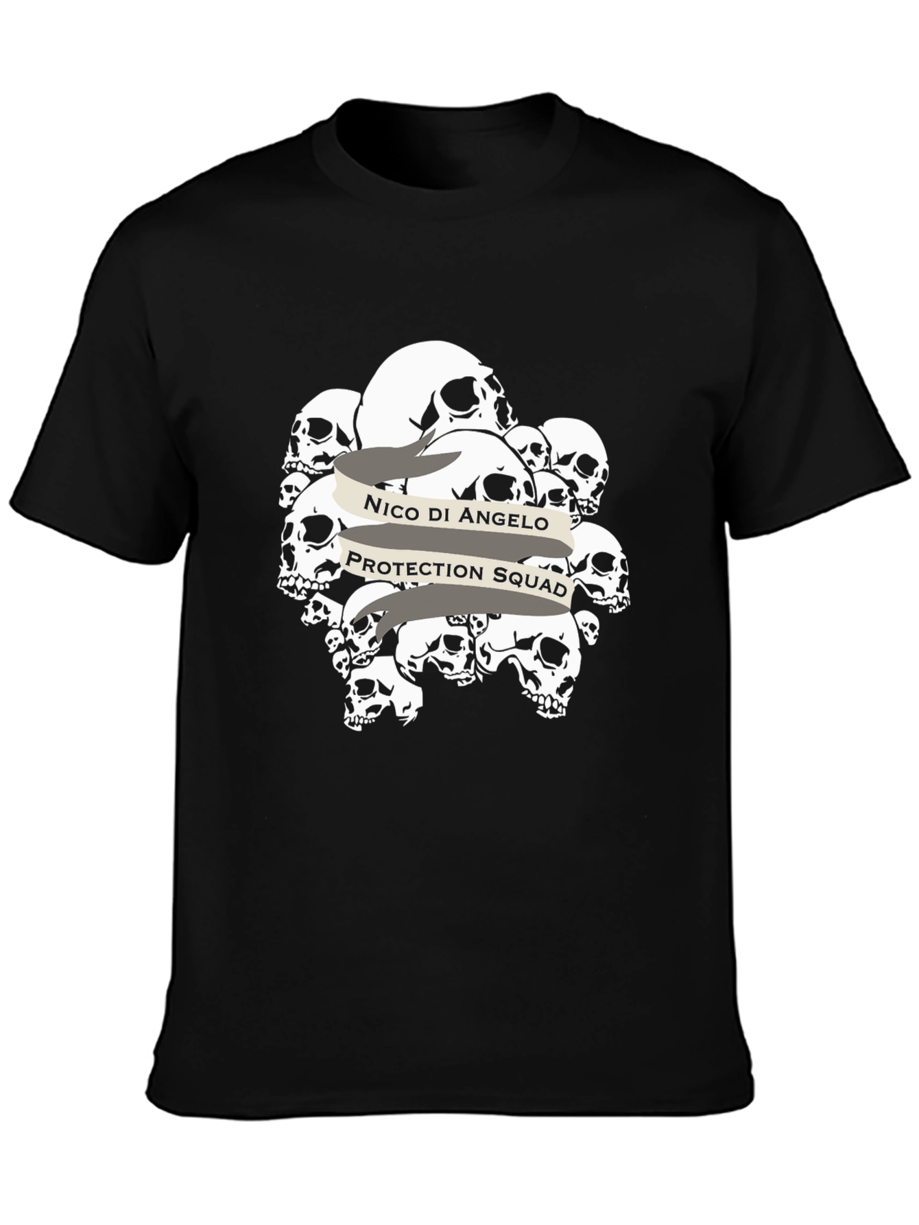 Nico Di Angelo Protection Squad T-Shirt - Black