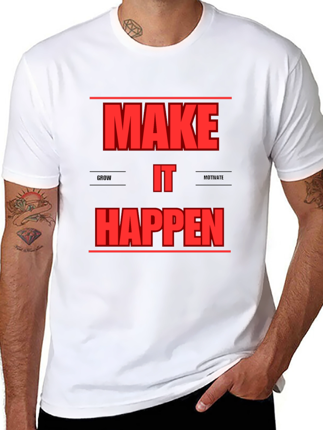Motivational Make It Happen Graphic T-Shirt