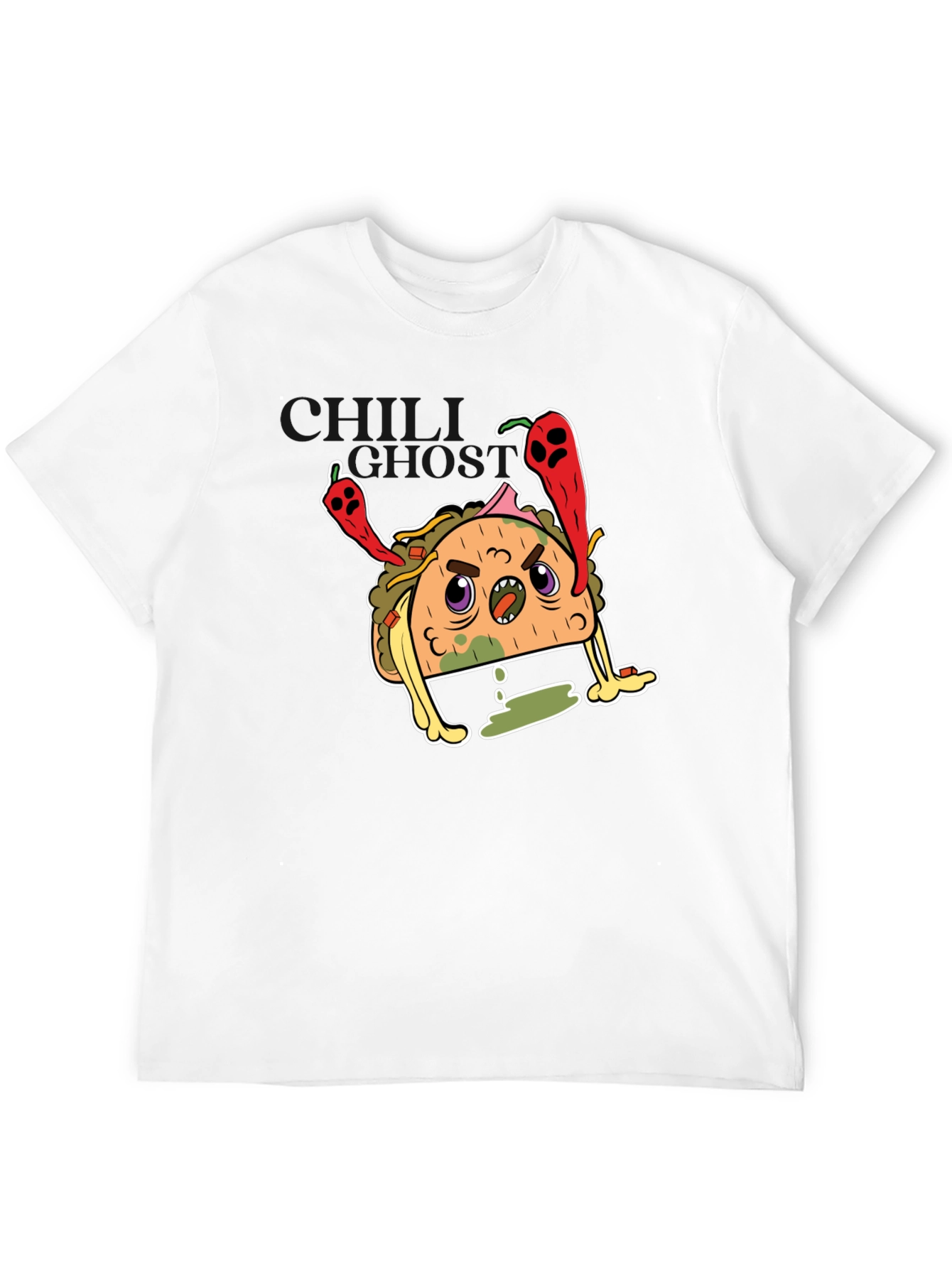 Taco Graphic Tee - Funny Angry Taco Shirt