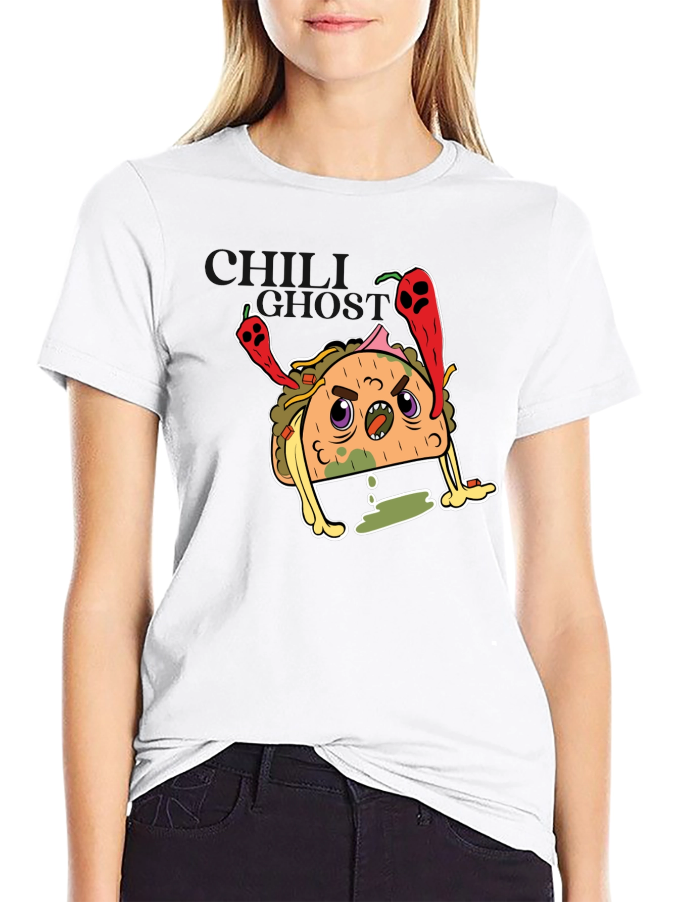 Taco Graphic Tee - Funny Angry Taco Shirt