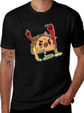 Taco Graphic Tee - Funny Angry Taco Shirt