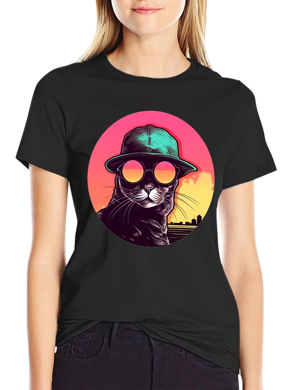 Cool Cat Retro T-Shirt