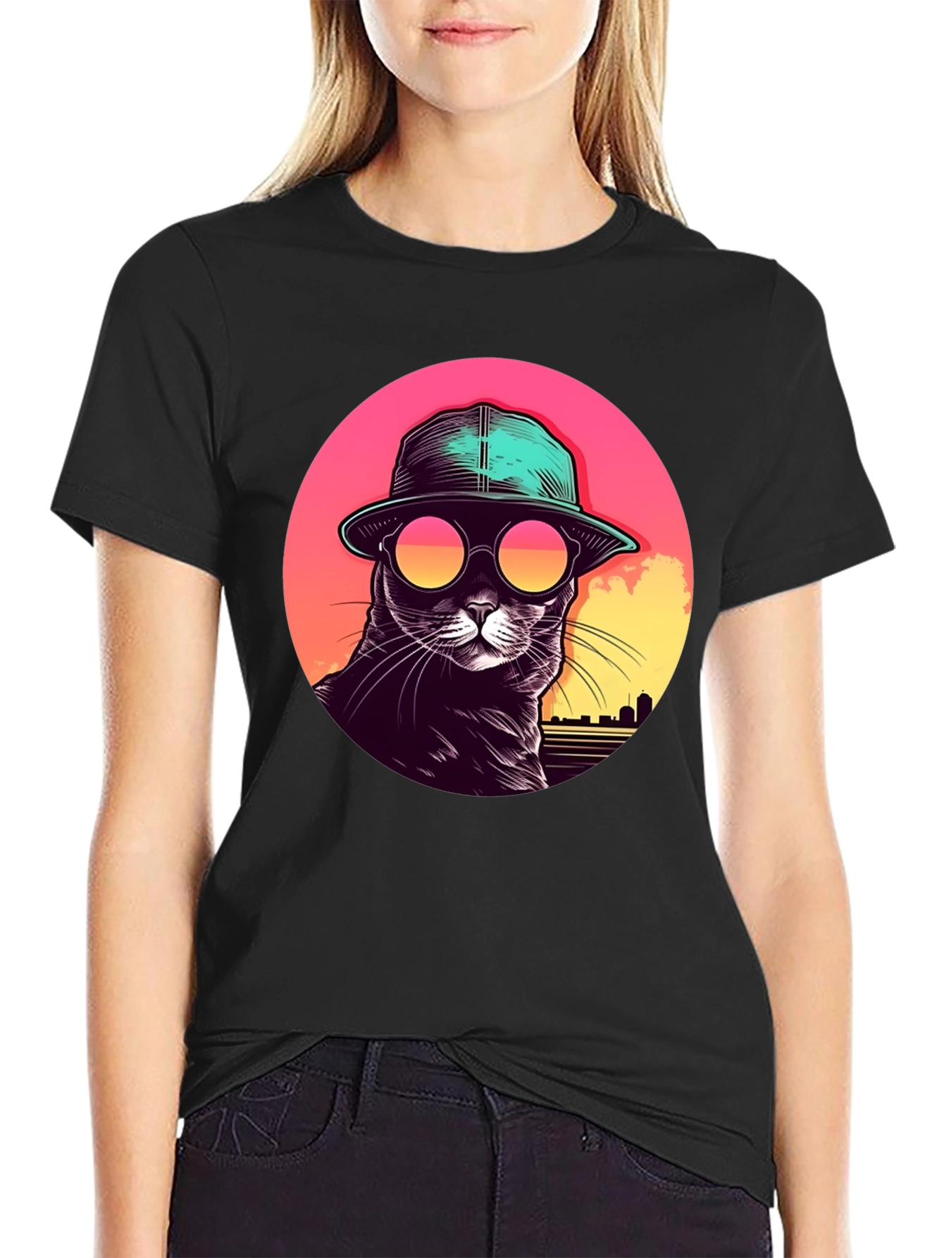 Cool Cat Retro T-Shirt