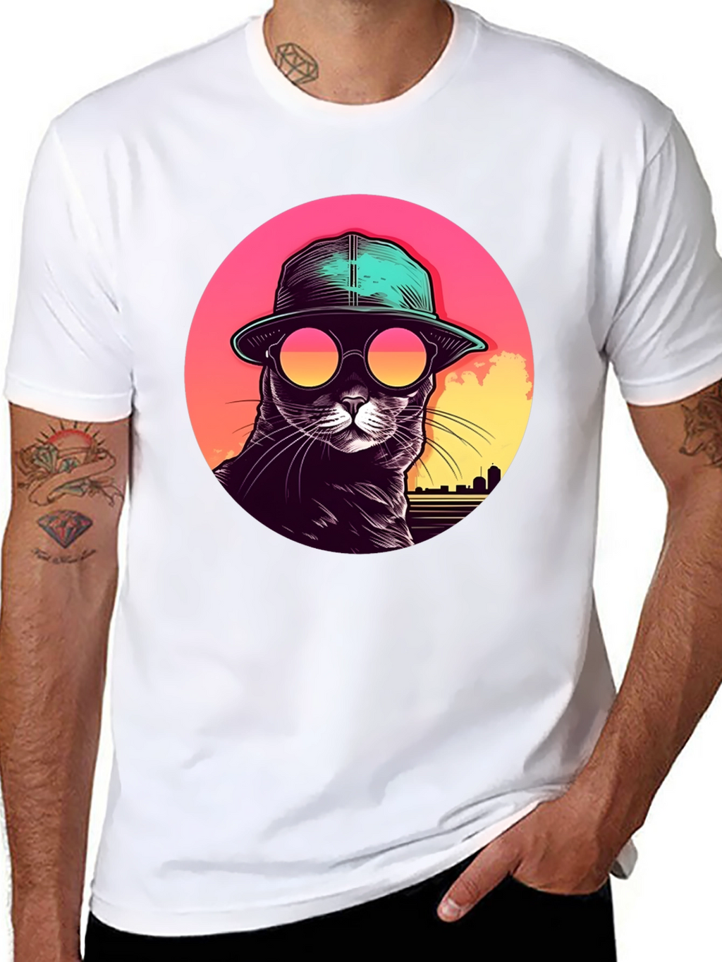 Cool Cat Retro T-Shirt
