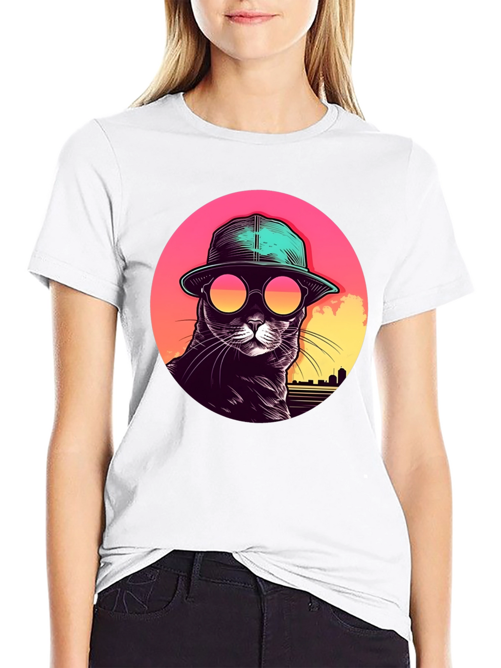 Cool Cat Retro T-Shirt