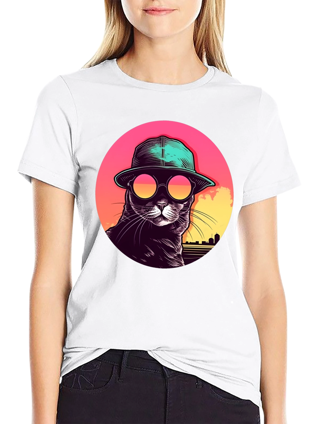 Cool Cat Retro T-Shirt