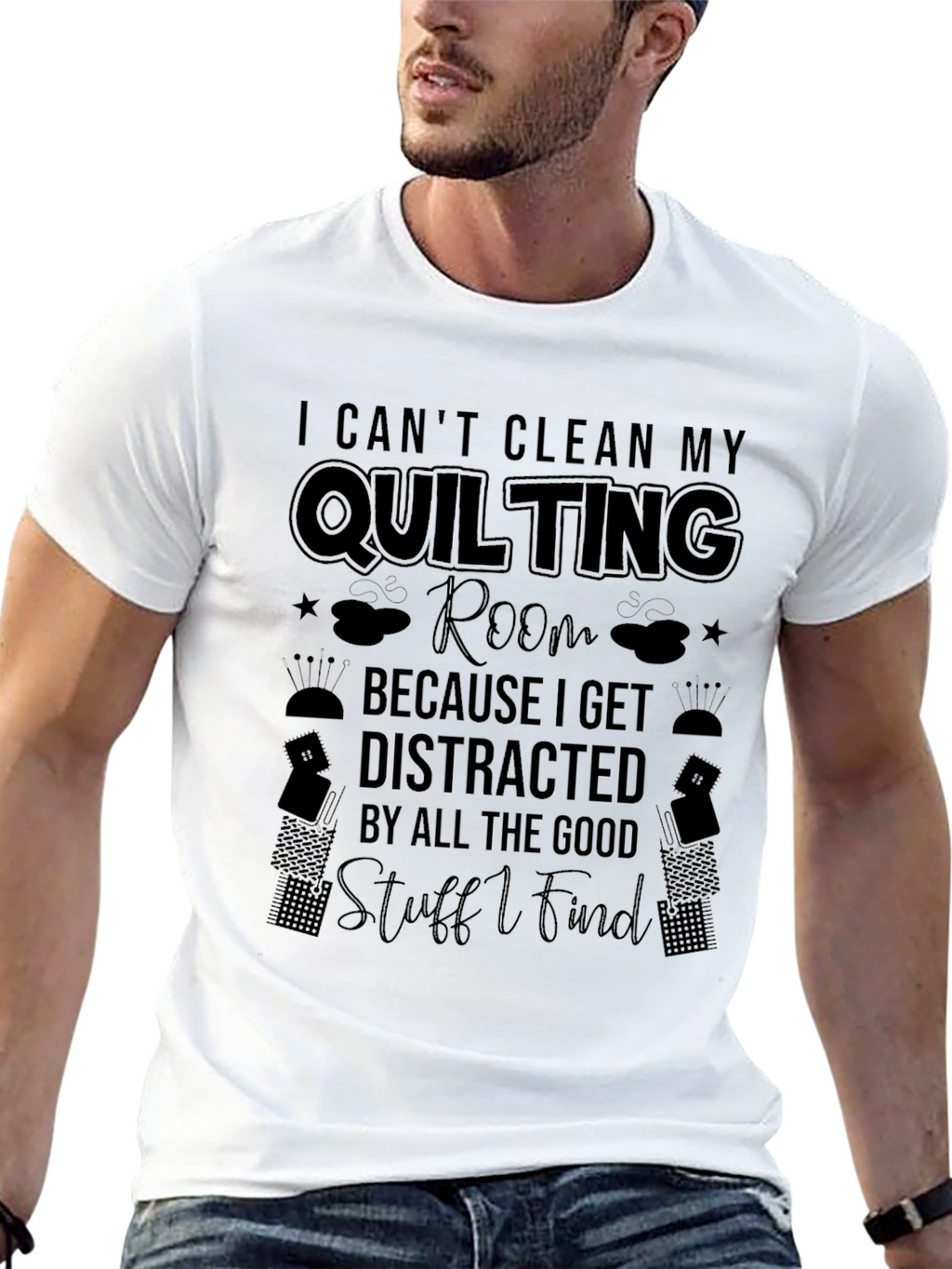 Quilting Room T-Shirt Funny Quilter Gift