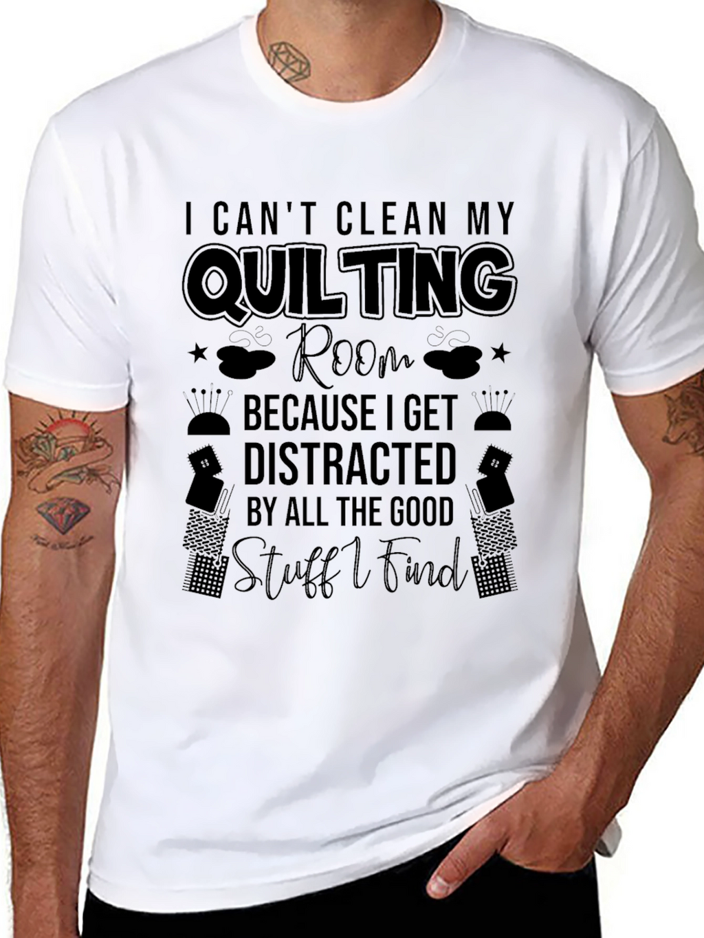Quilting Room T-Shirt Funny Quilter Gift