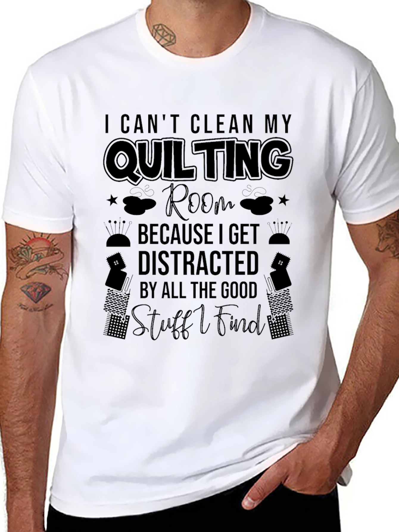 Quilting Room T-Shirt Funny Quilter Gift