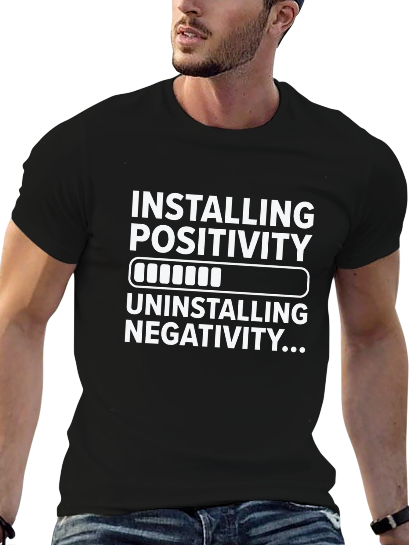 Installing Positivity Uninstalling Negativity T-Shirt