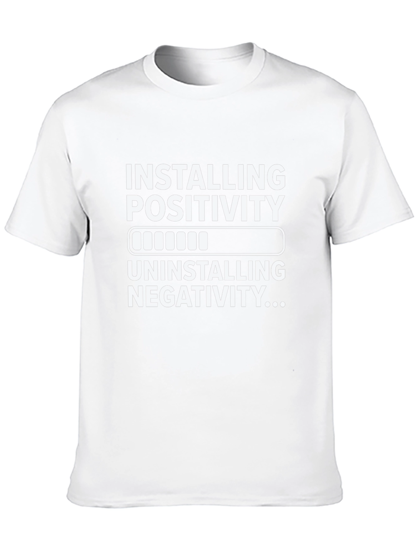 Installing Positivity Uninstalling Negativity T-Shirt