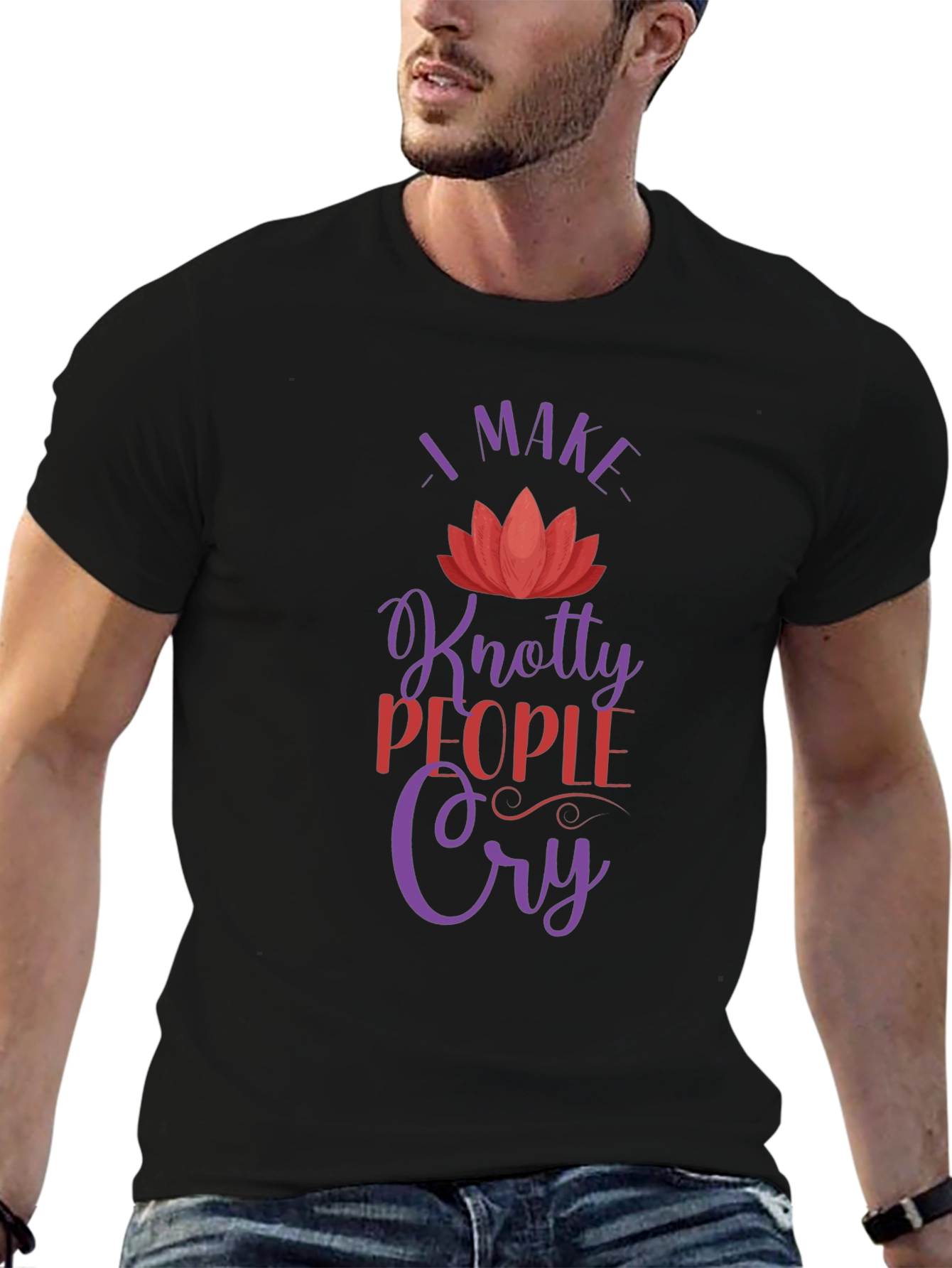 Knotty People Cry T-Shirt - Unique Gift