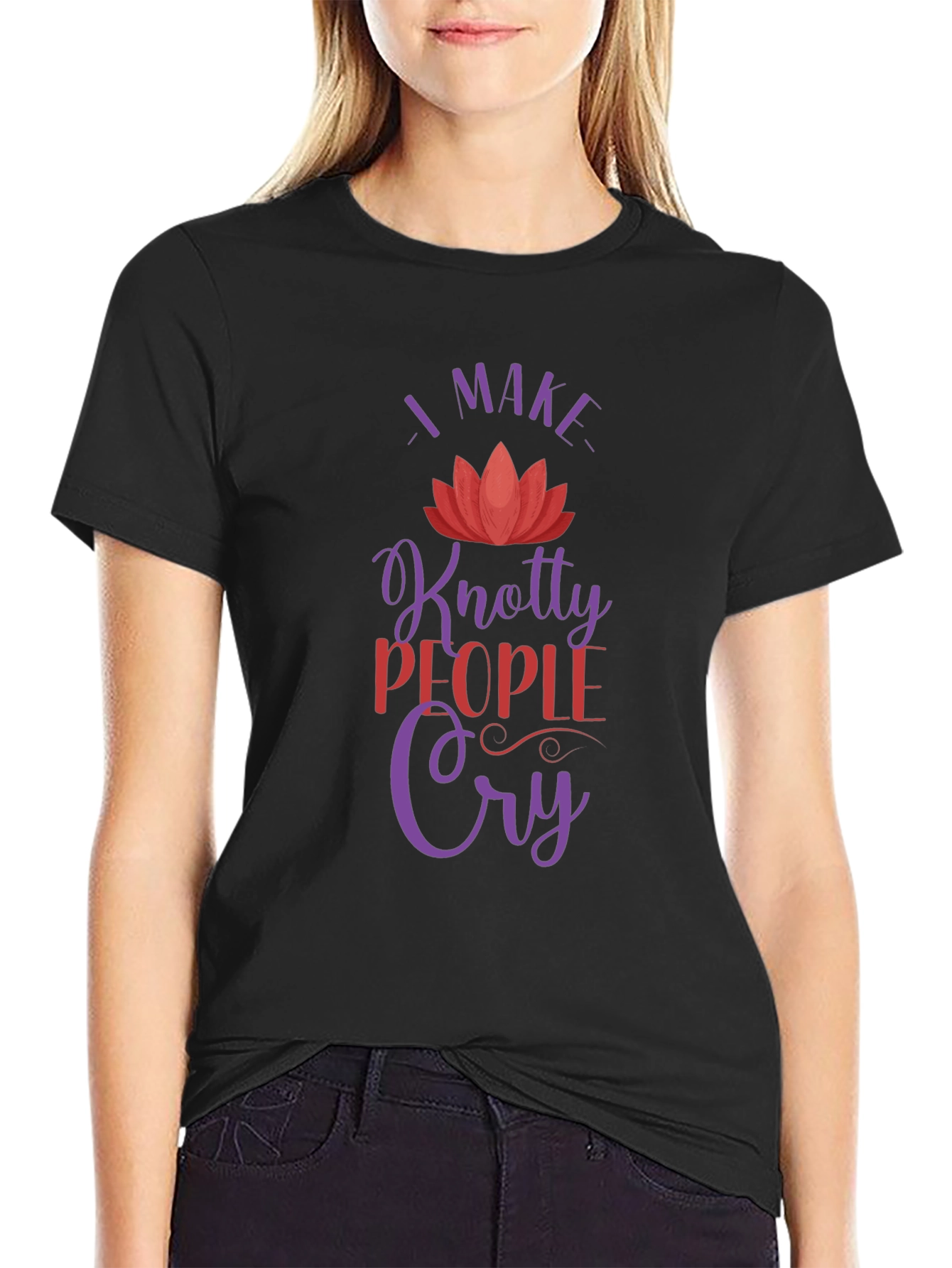 Knotty People Cry T-Shirt - Unique Gift