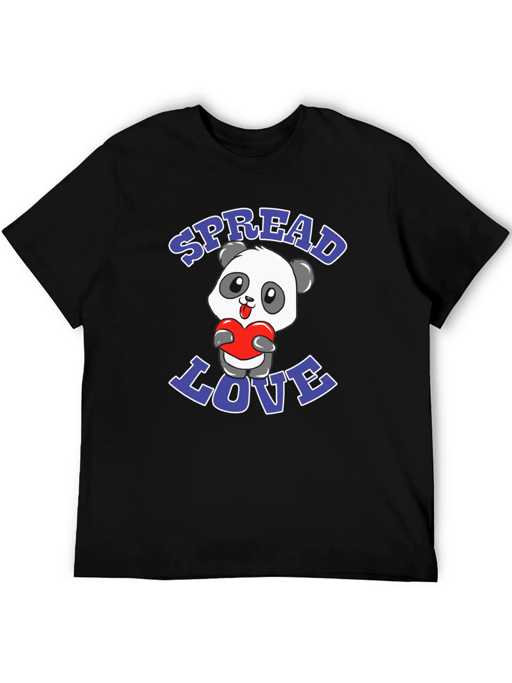 Spread Love Panda Graphic Tee