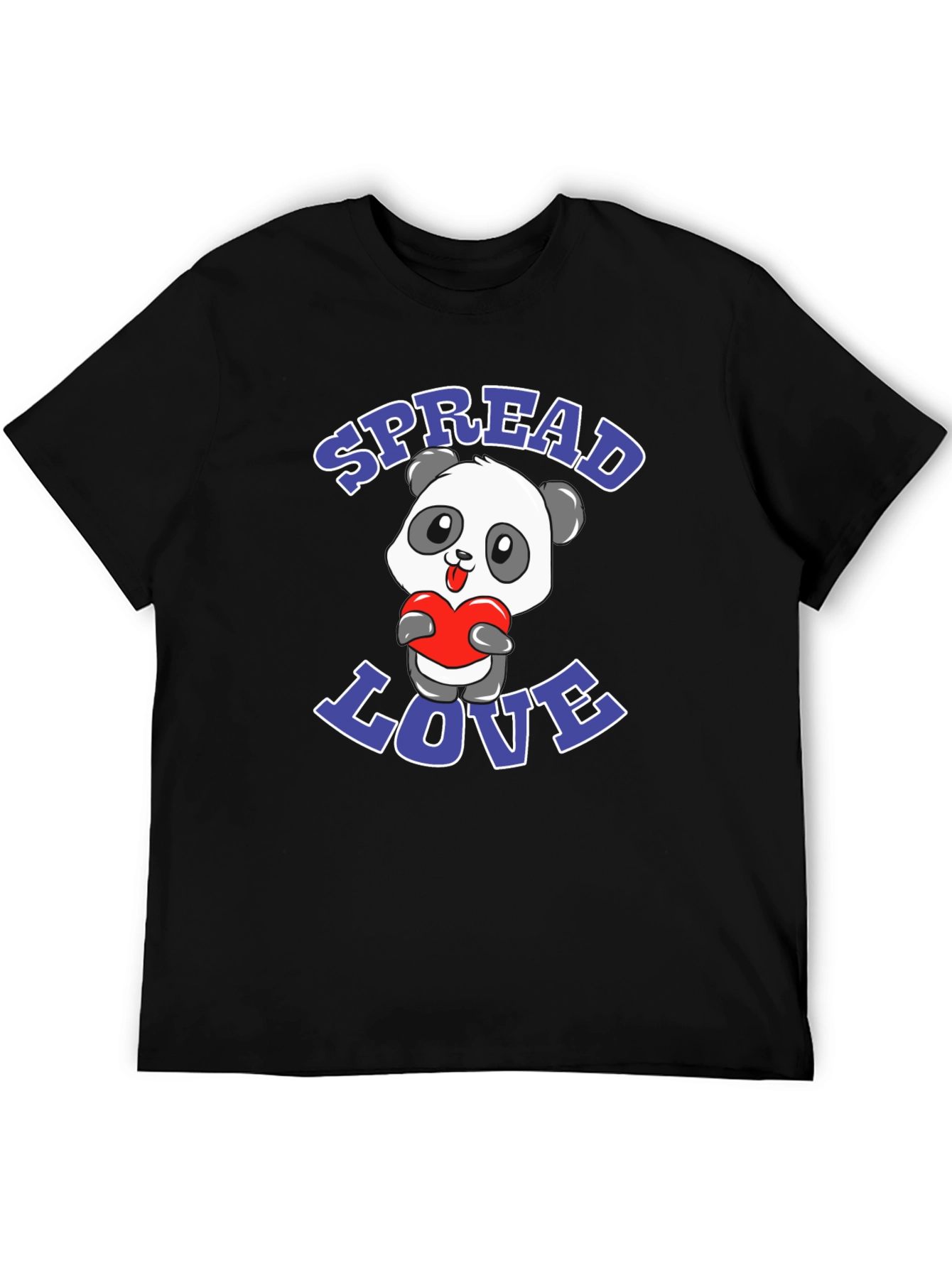 Spread Love Panda Graphic Tee