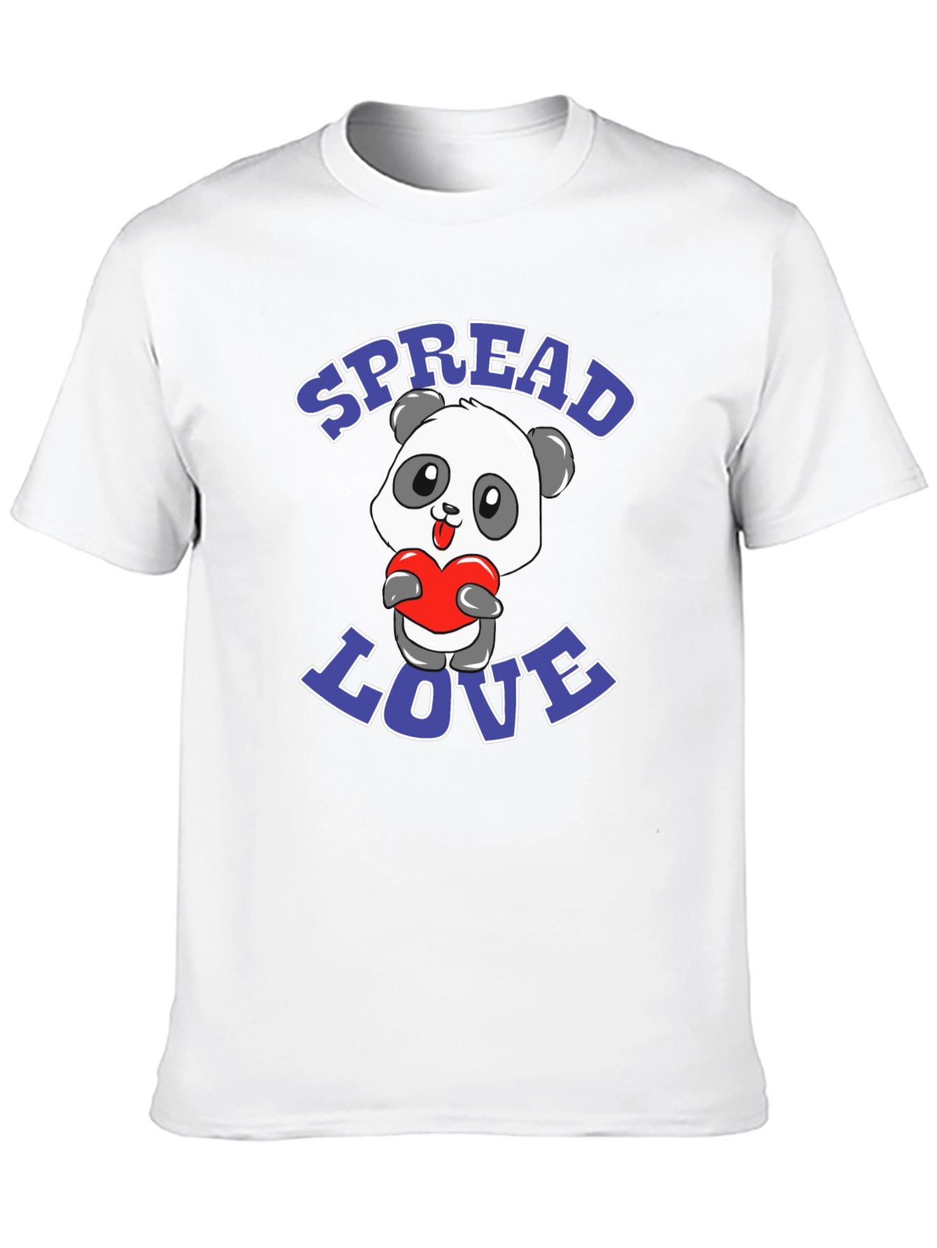 Spread Love Panda Graphic Tee