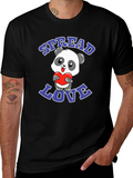 Spread Love Panda Graphic Tee