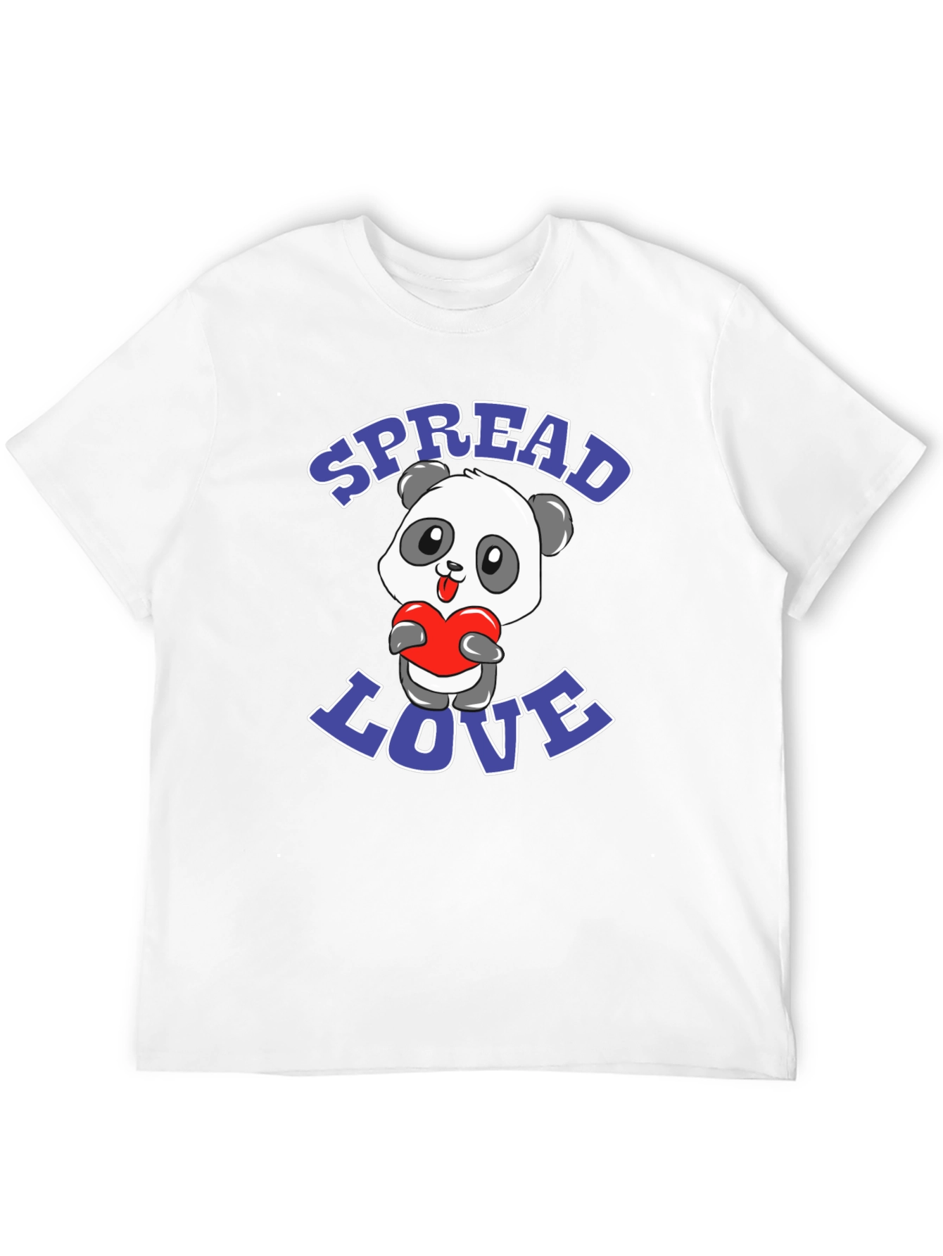 Spread Love Panda Graphic Tee