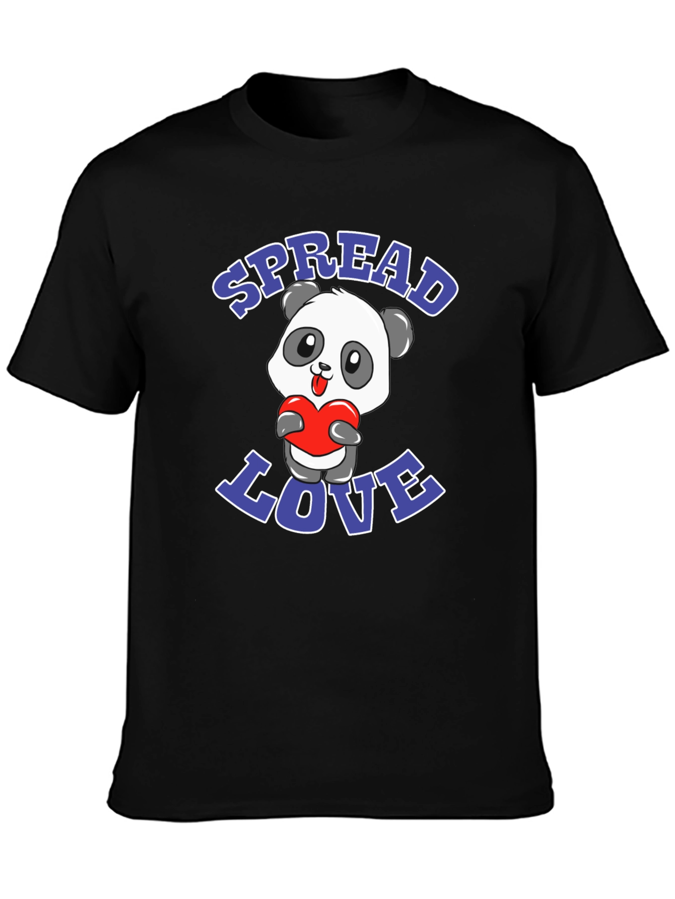 Spread Love Panda Graphic Tee